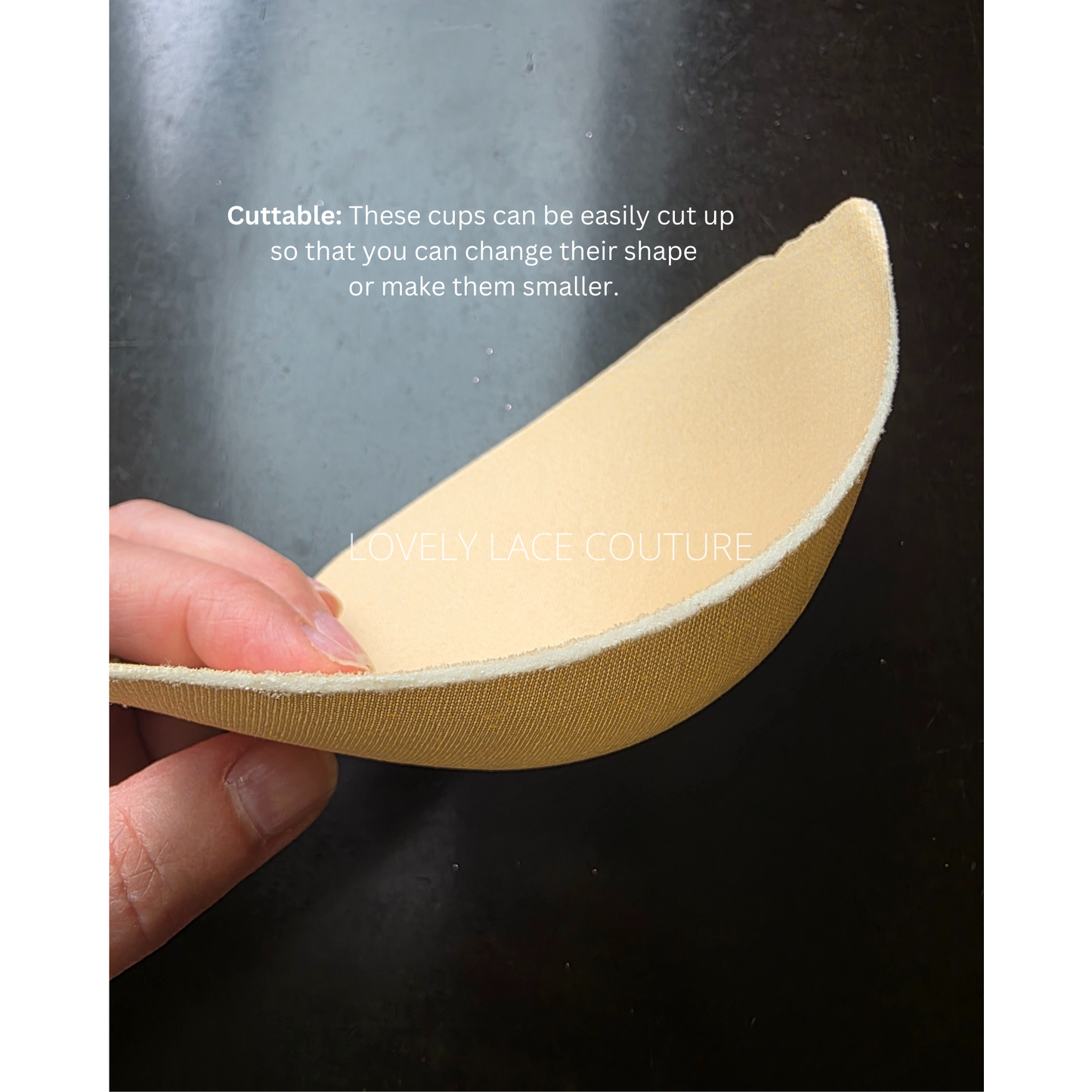 1 pair soft quality bra pads, breathable bra padding inserts for wedding dresses