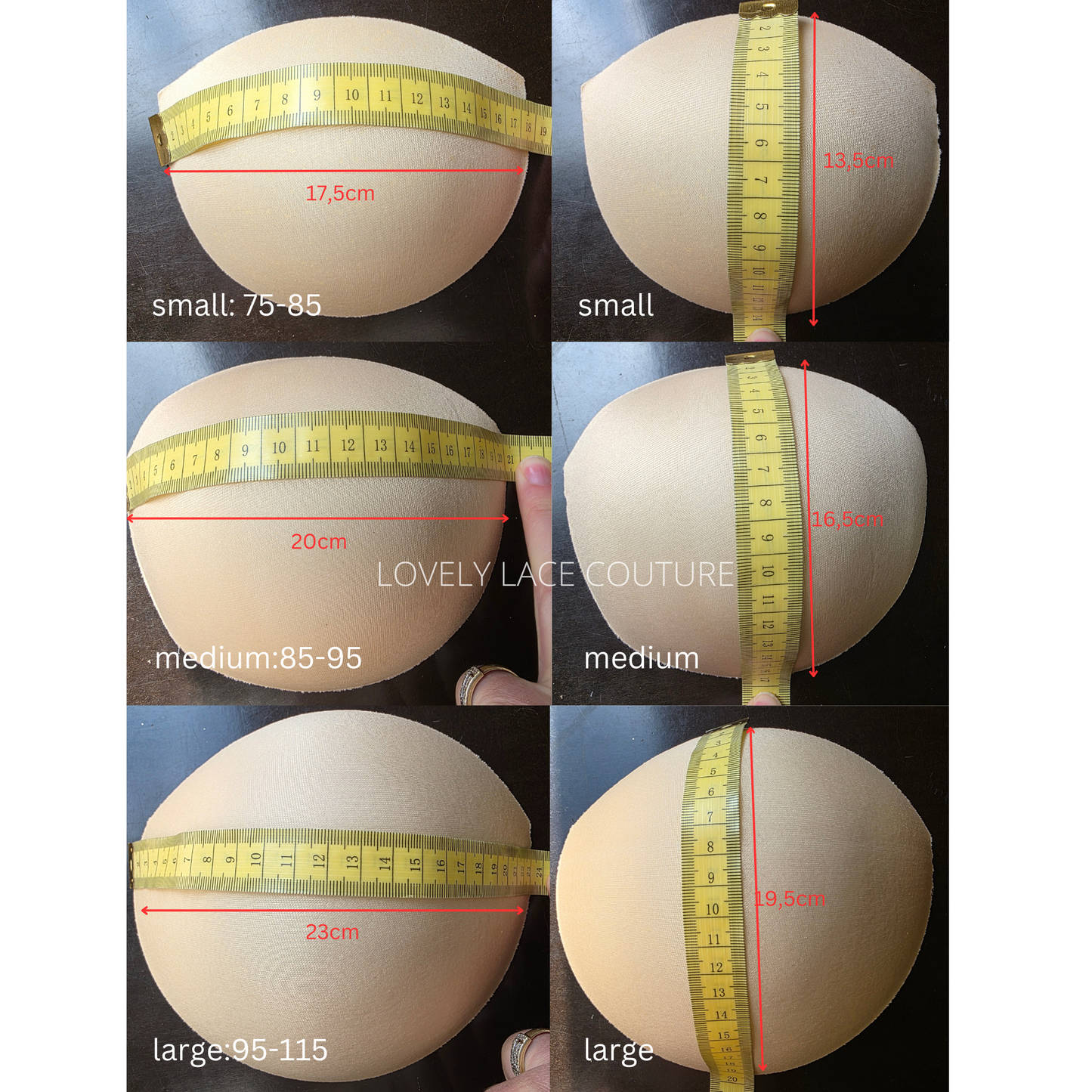 1 pair soft quality bra pads, breathable bra padding inserts for wedding dresses
