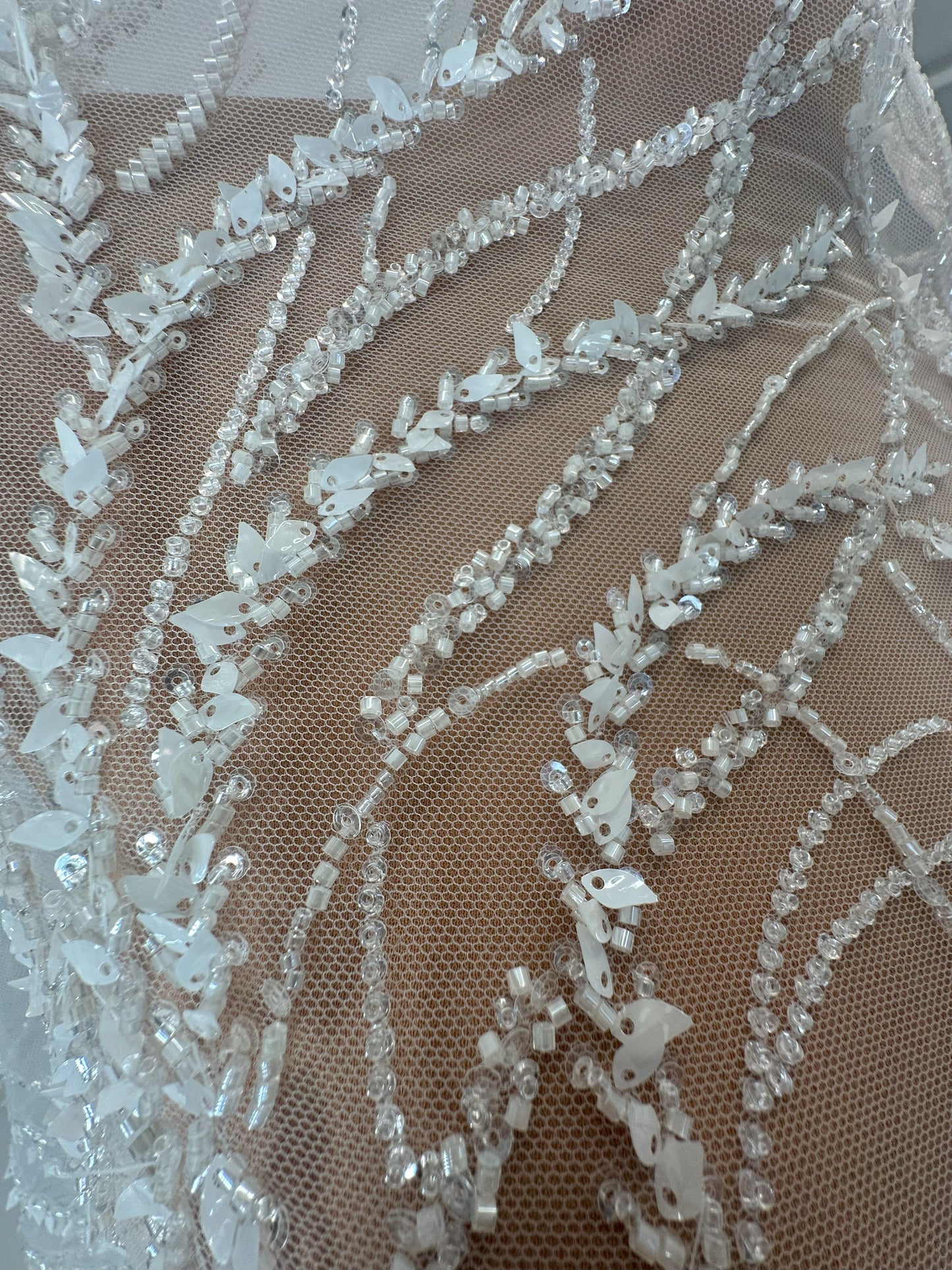 3d handmade couture lace fabric, LL-1583