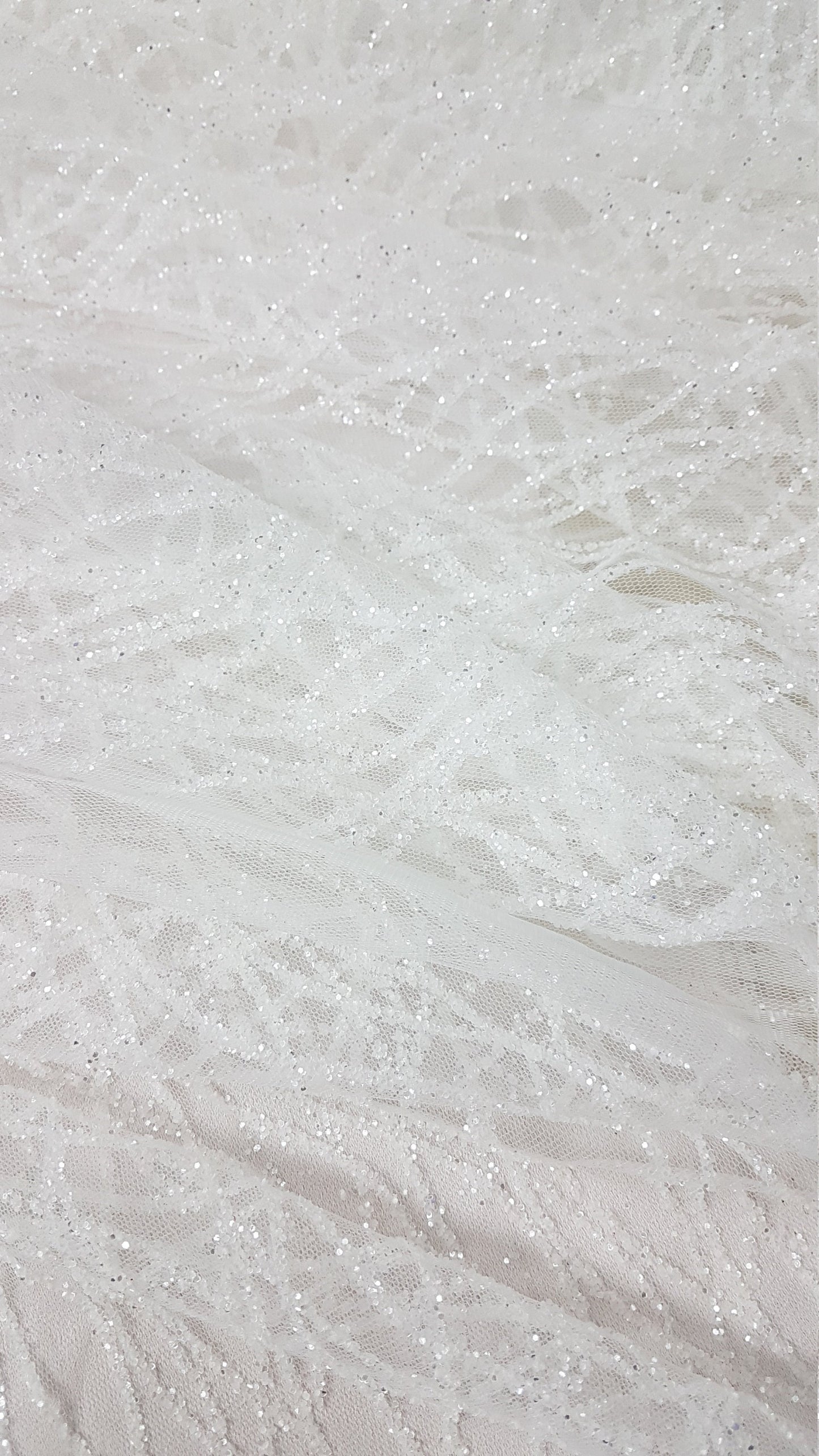 Glitter Tulle Fabric for wedding dresses, glitter mesh fabric, bridal glitter fabric in white LL-1103, roségold LL-1404 or winered LL-1448
