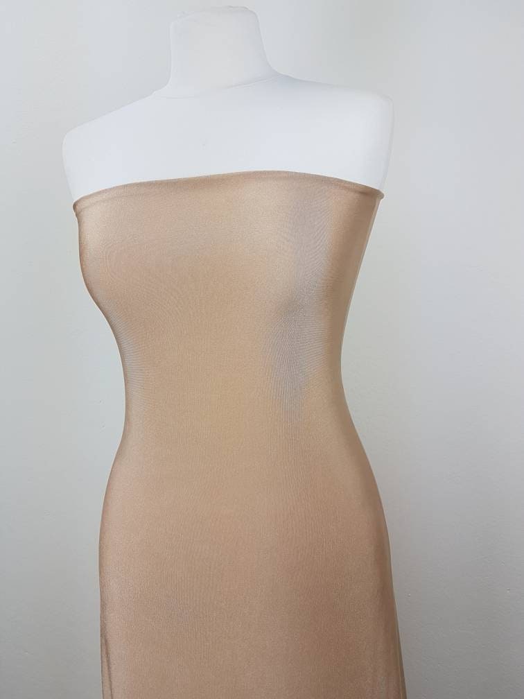 Soft and shiny 2-way MeshSpandex Fabric in white, ivory, skin, pink, mint, red, bordeaux, dark green and black color, highly elastic