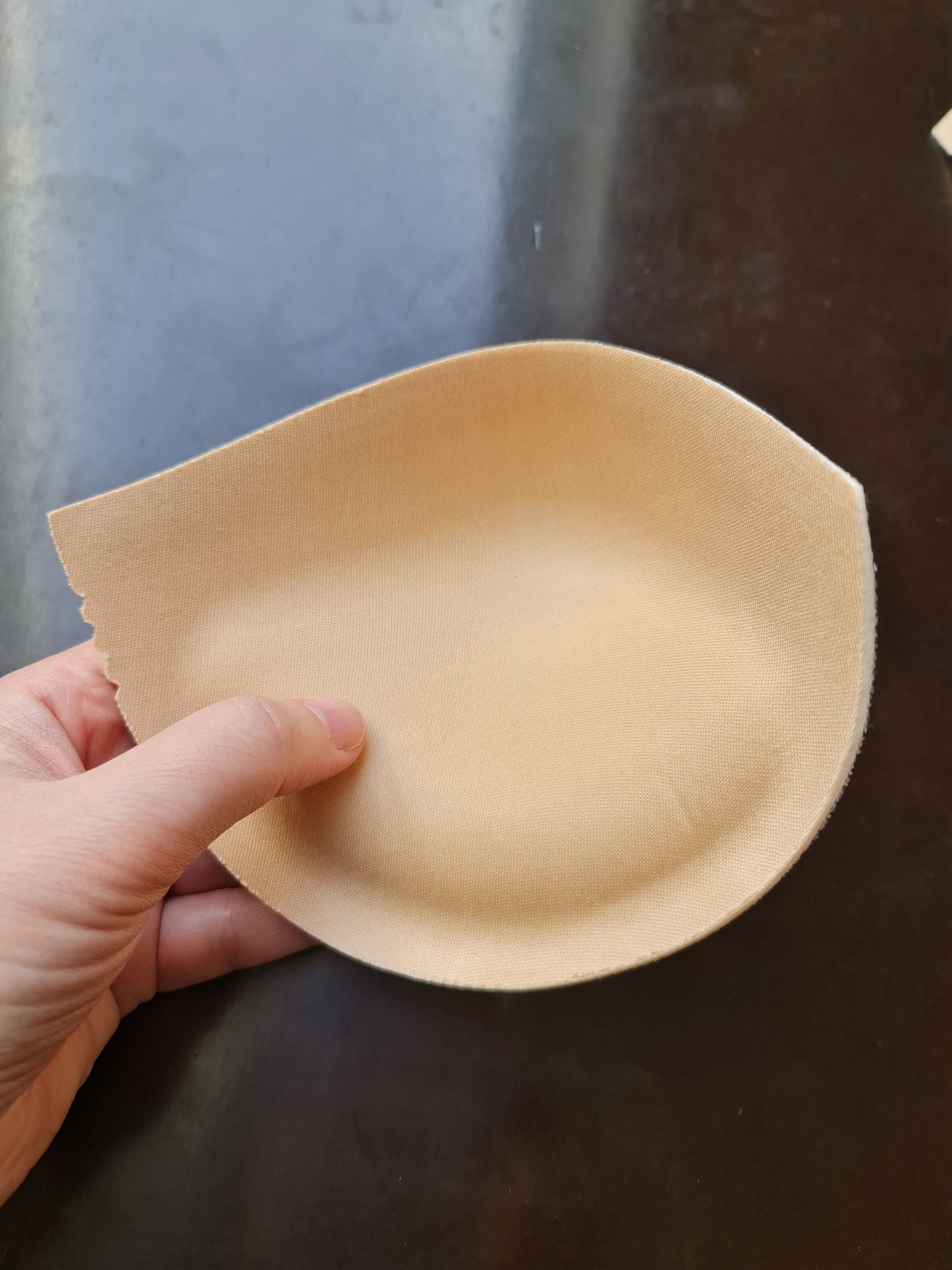 closer picture of backside bh cups, Nude Bra Inserts Non-Push Up Pad