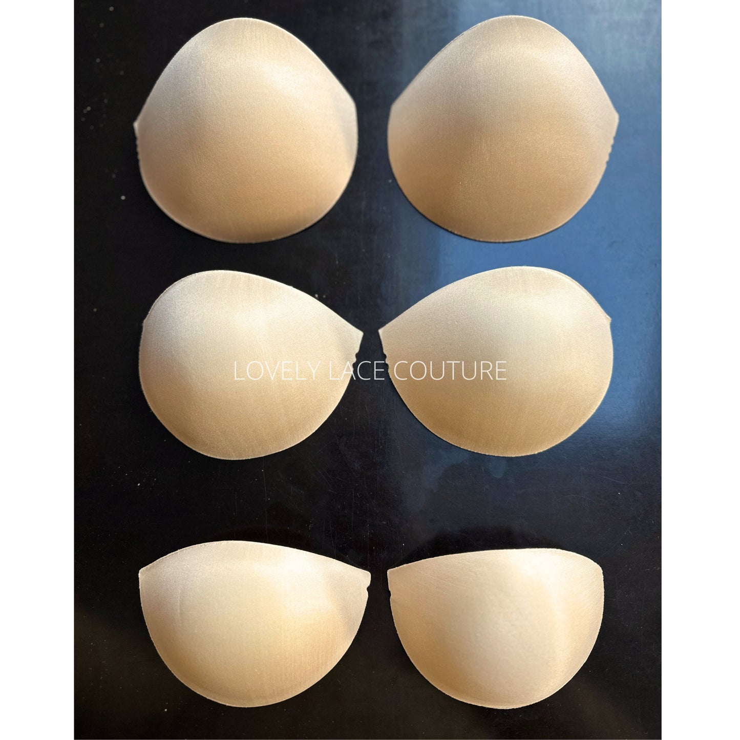 Push up BH, push up pads in nude color in small, medium and big size