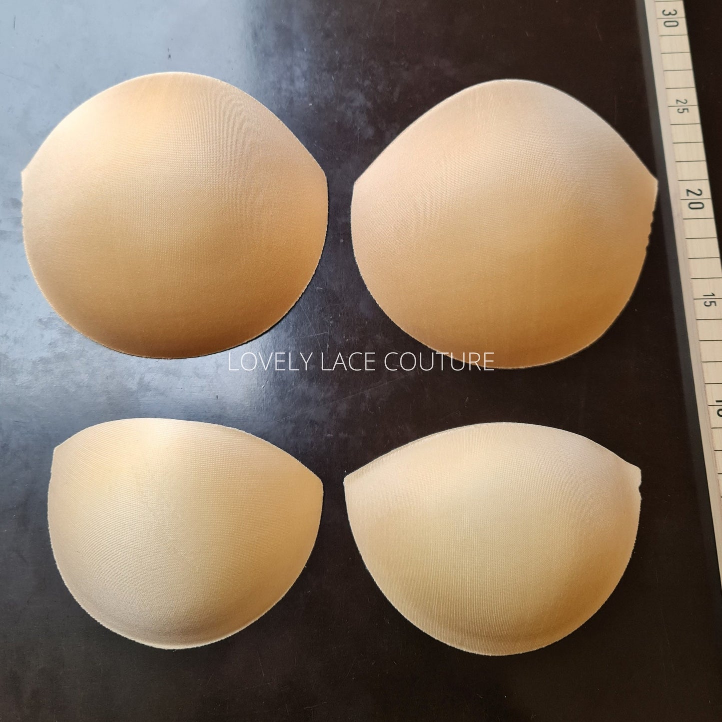 bh cups, Nude Bra Inserts Non-Push Up Pad