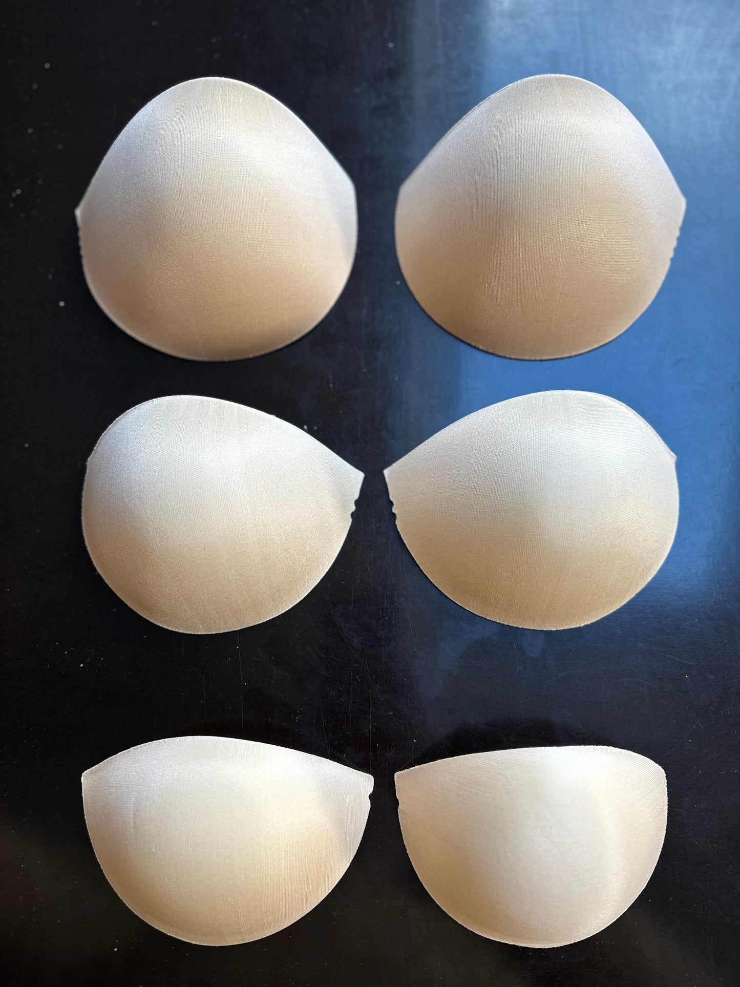 1 pair, quality bra pads with push-up, breathable bra padding inserts for wedding dresses, corset, swimwear. Molded Bra Cup, sew in bra pads