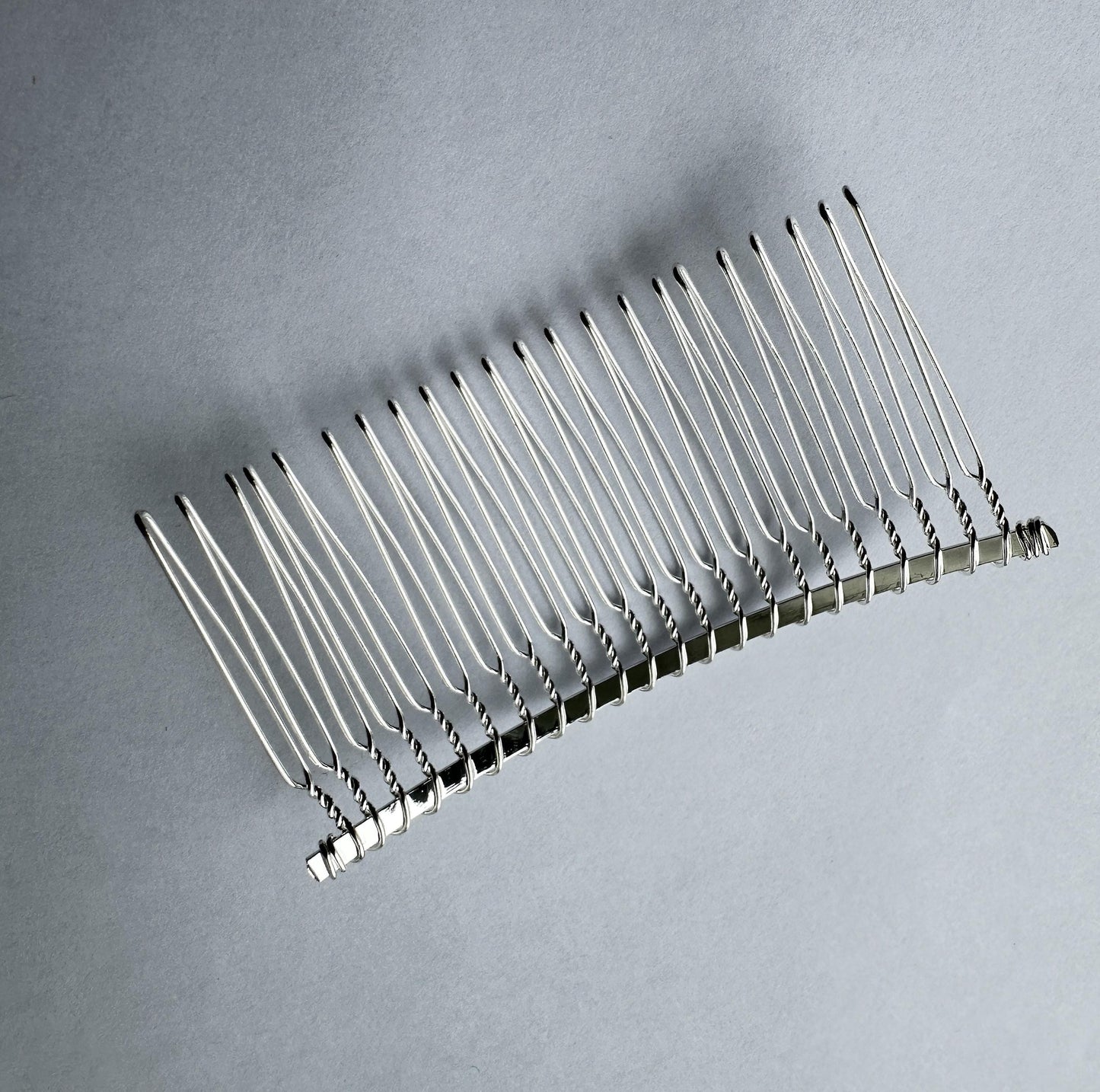 1/3/5/10, Silver Metal Hair Comb for Bridal Veils, Wedding Bridal Veil Comb, DIY Comb, Silver Plated Metal Comb for Fascinators & Millinery