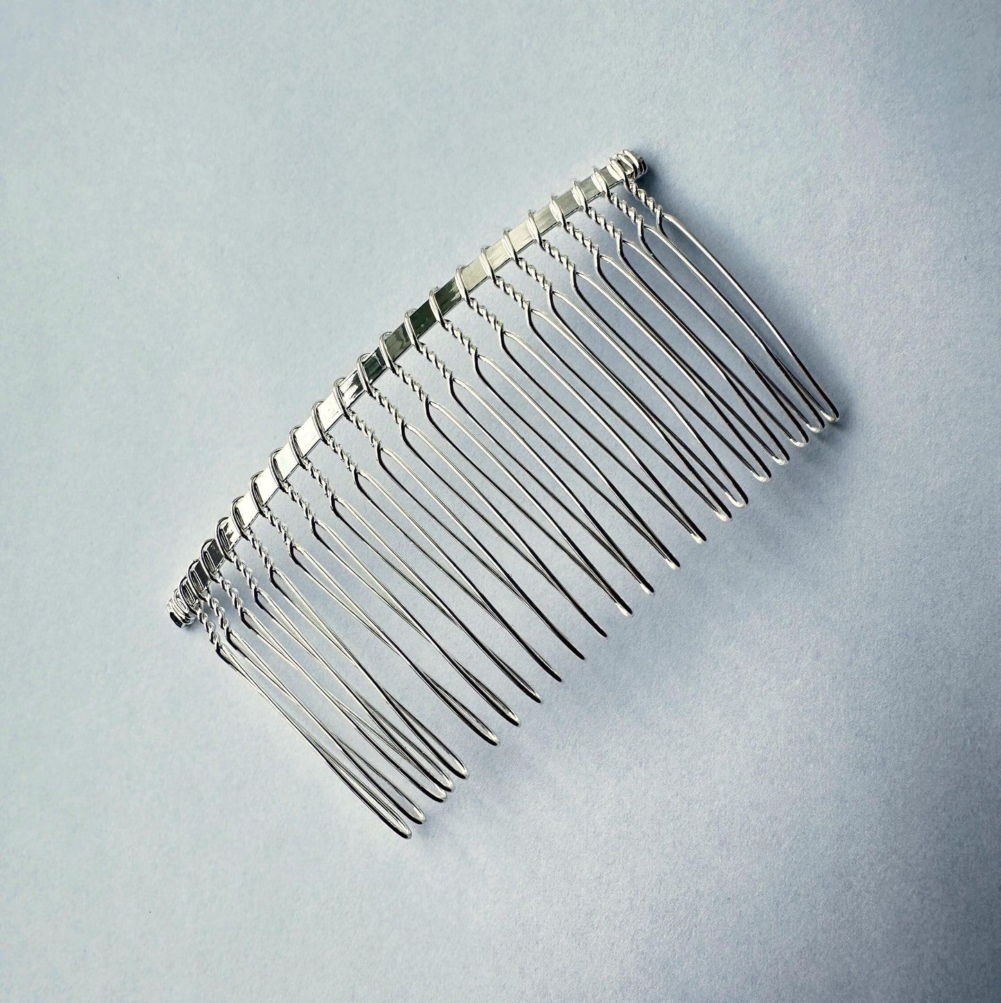 1/3/5/10, Silver Metal Hair Comb for Bridal Veils, Wedding Bridal Veil Comb, DIY Comb, Silver Plated Metal Comb for Fascinators & Millinery