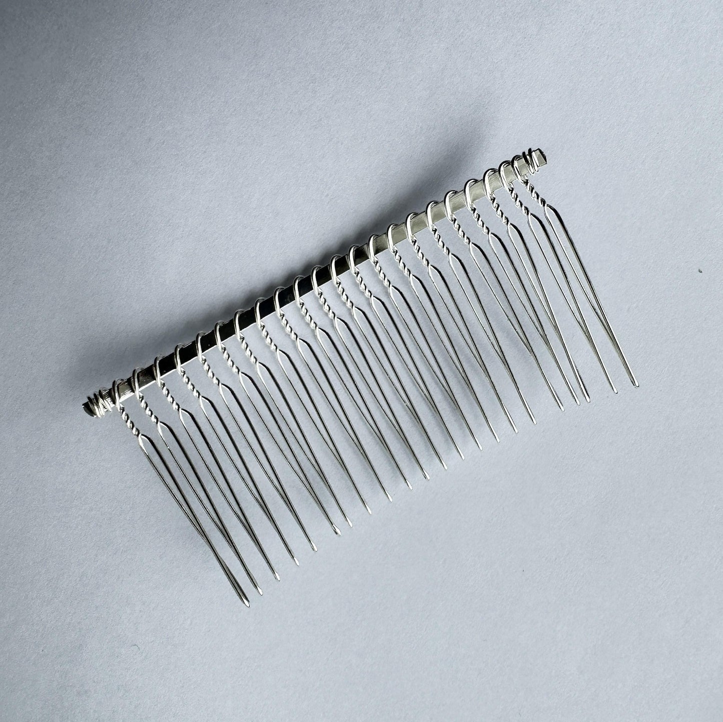 1/3/5/10, Silver Metal Hair Comb for Bridal Veils, Wedding Bridal Veil Comb, DIY Comb, Silver Plated Metal Comb for Fascinators & Millinery