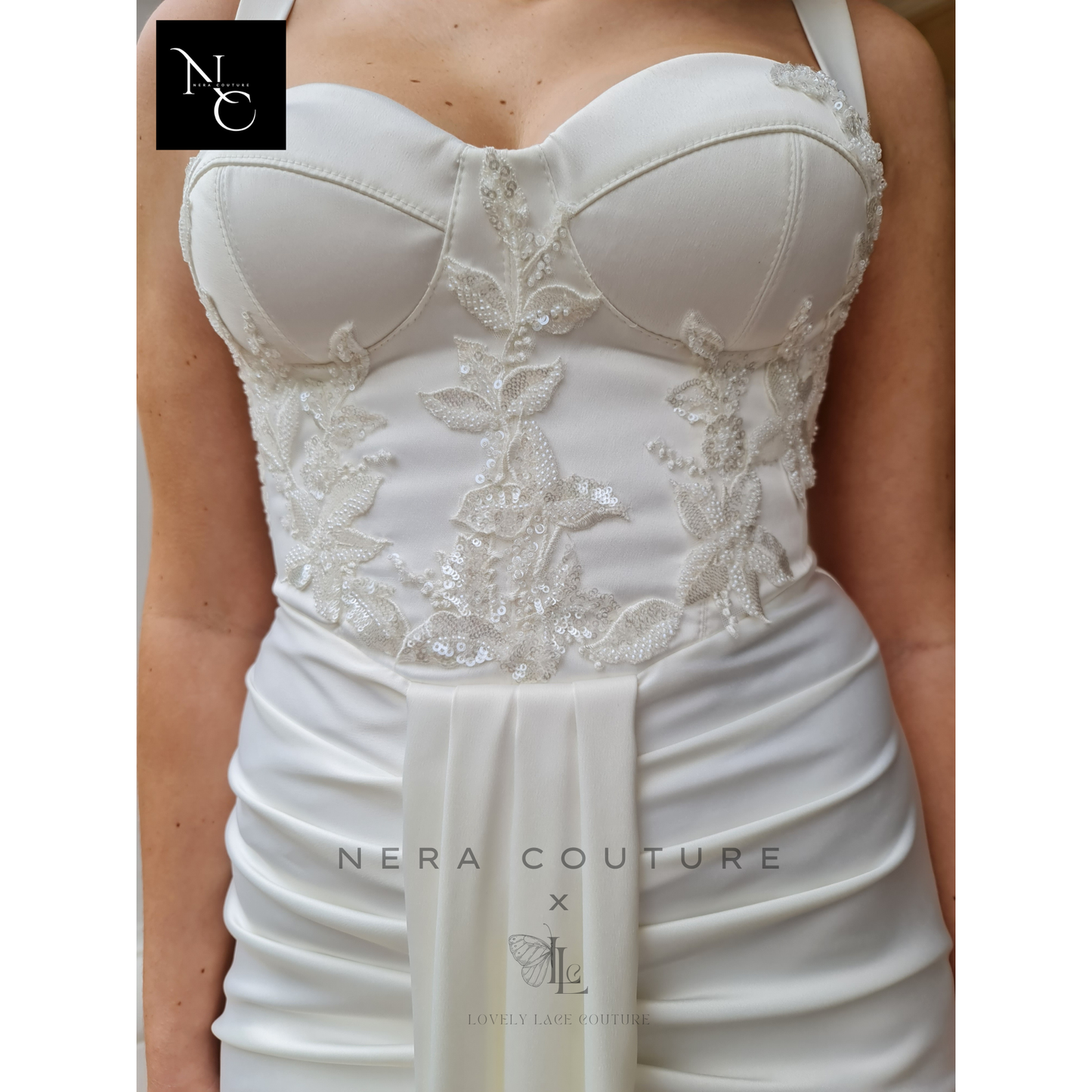 Robe d'inspiration Bridgerton / victorienne, robe de mariée trapèze de couleur menthe, robe de conte de fées avec manches, robe de mariée princesse, robe de bal