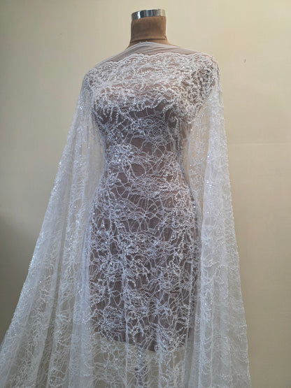 LL-1571, chantilly lace fabric