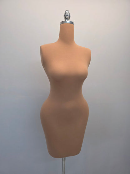 hourglass-shaped dress form, ideal for draping and presenting design ideas