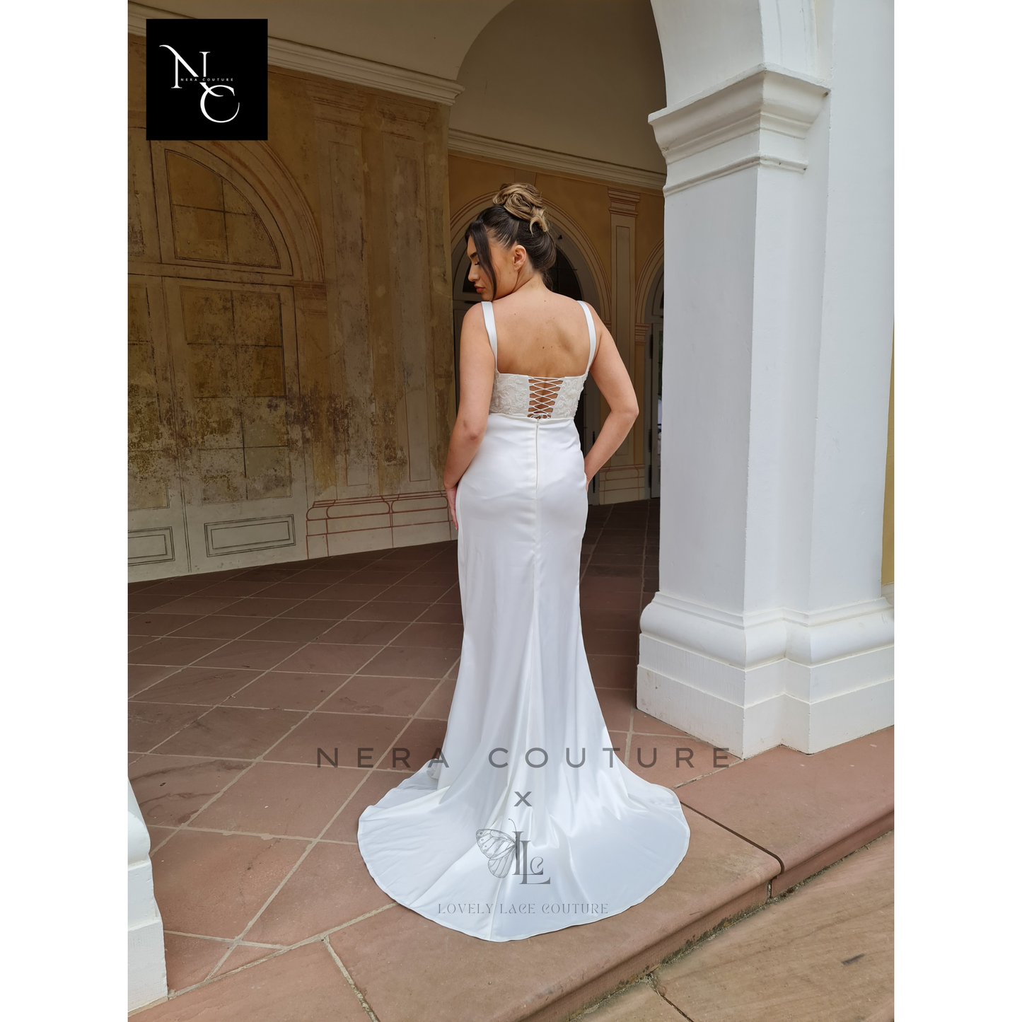 Robe d'inspiration Bridgerton / victorienne, robe de mariée trapèze de couleur menthe, robe de conte de fées avec manches, robe de mariée princesse, robe de bal