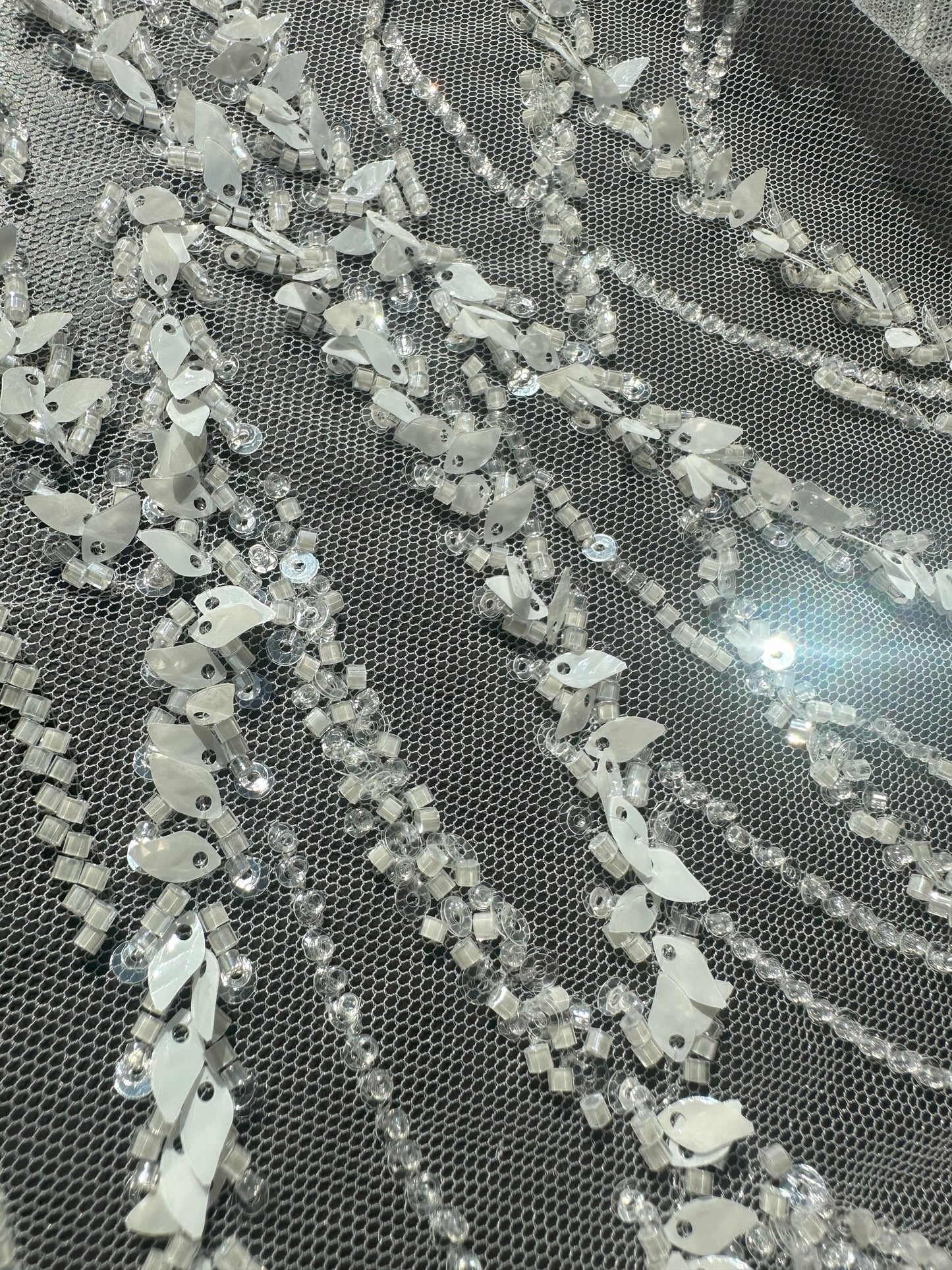 3d handmade couture lace fabric, LL-1583