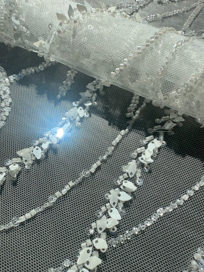 3d handmade couture lace fabric, LL-1583