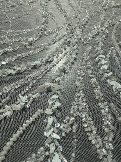 3d handmade couture lace fabric, LL-1583