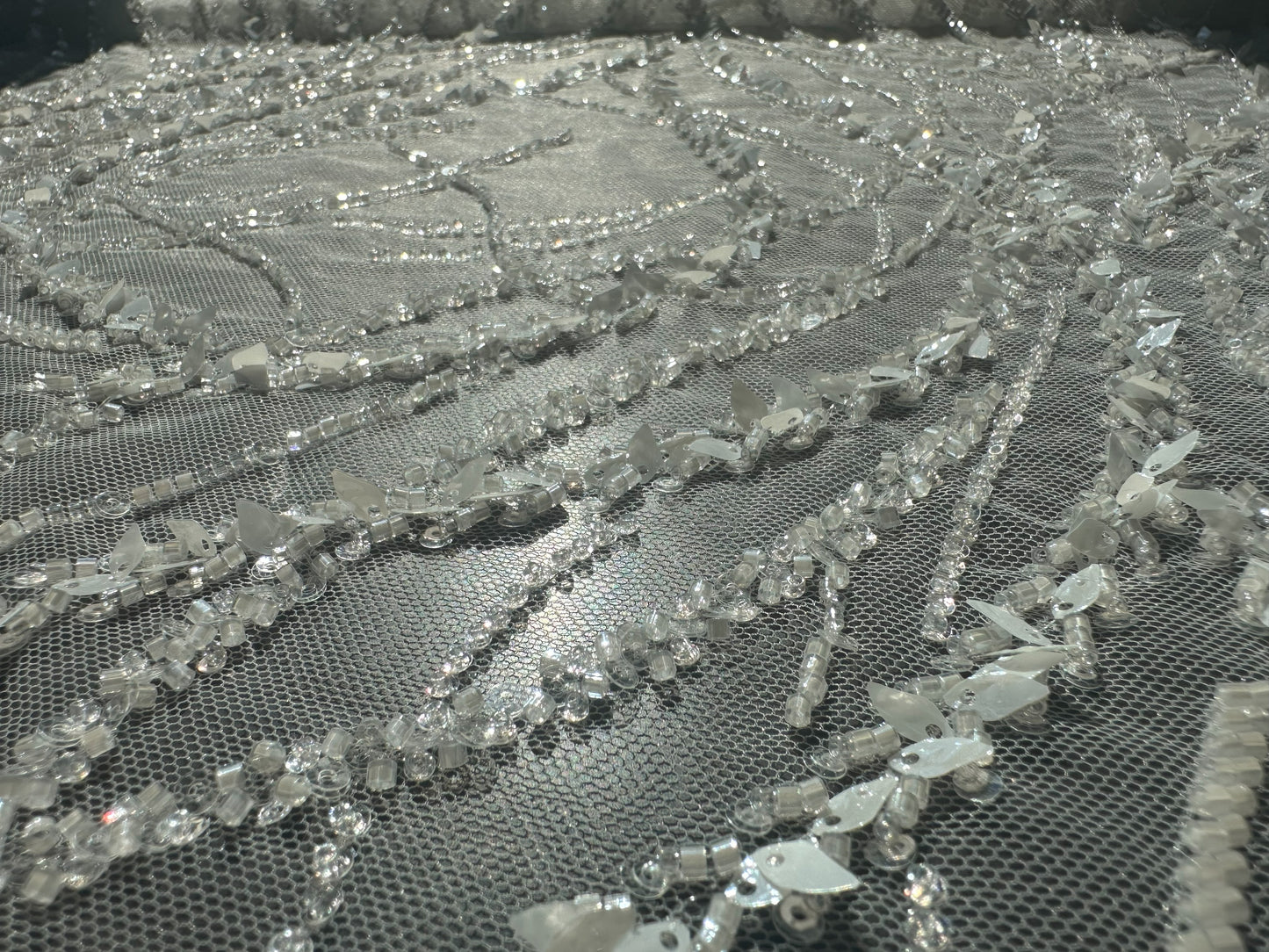 3d handmade couture lace fabric, LL-1583