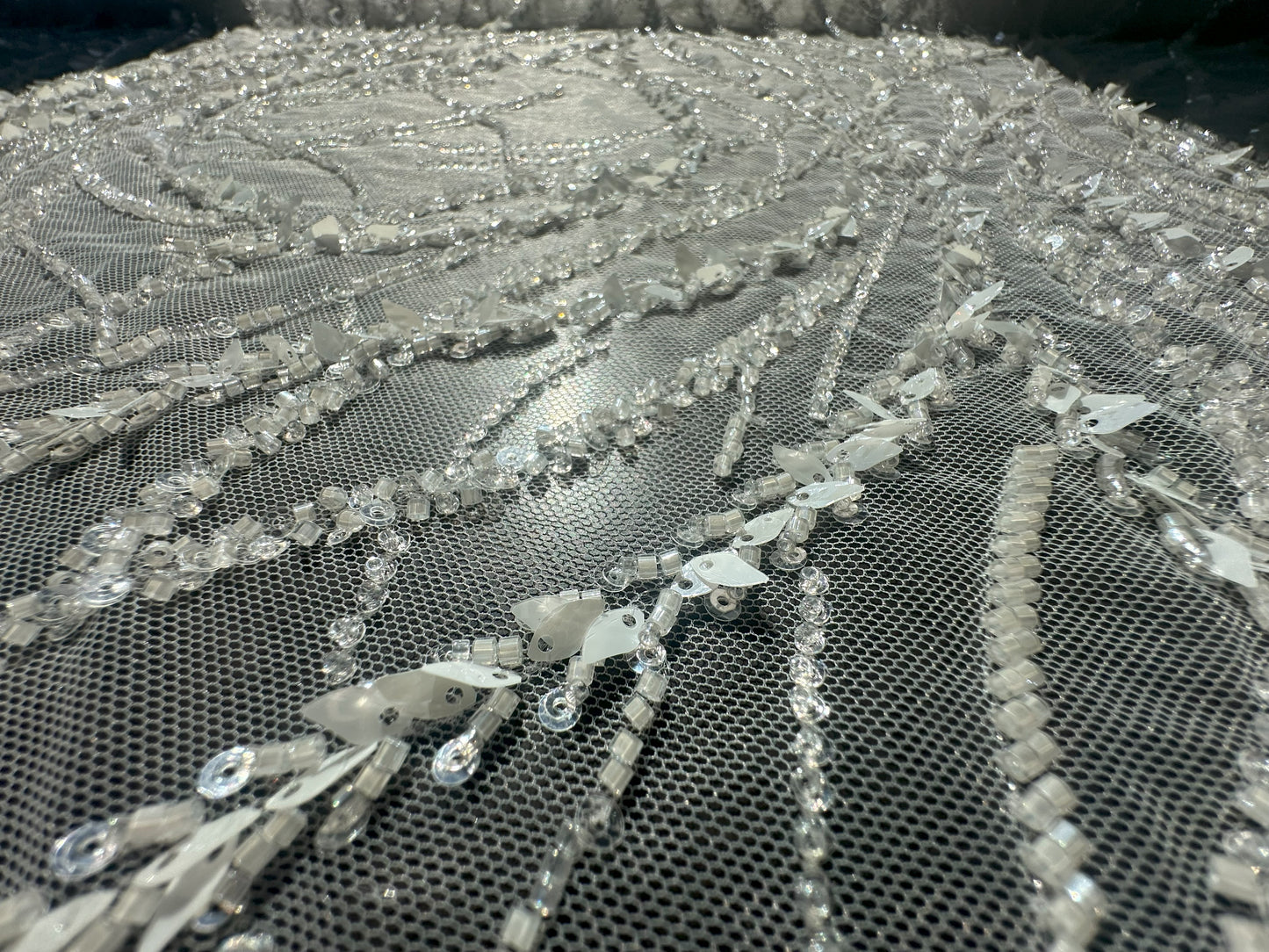 3d handmade couture lace fabric, LL-1583