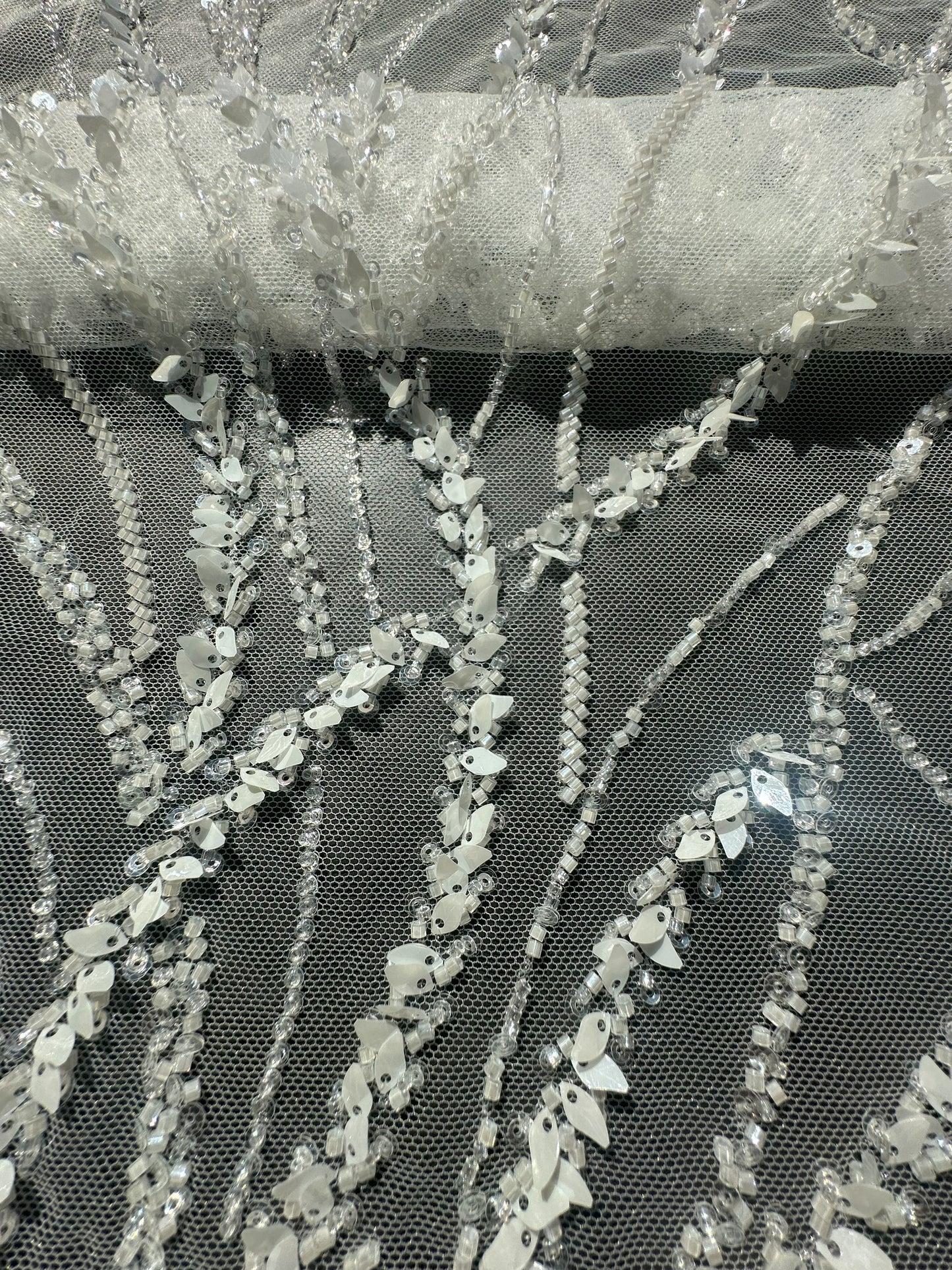 3d handmade couture lace fabric, LL-1583