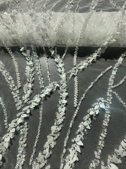 3d handmade couture lace fabric, LL-1583