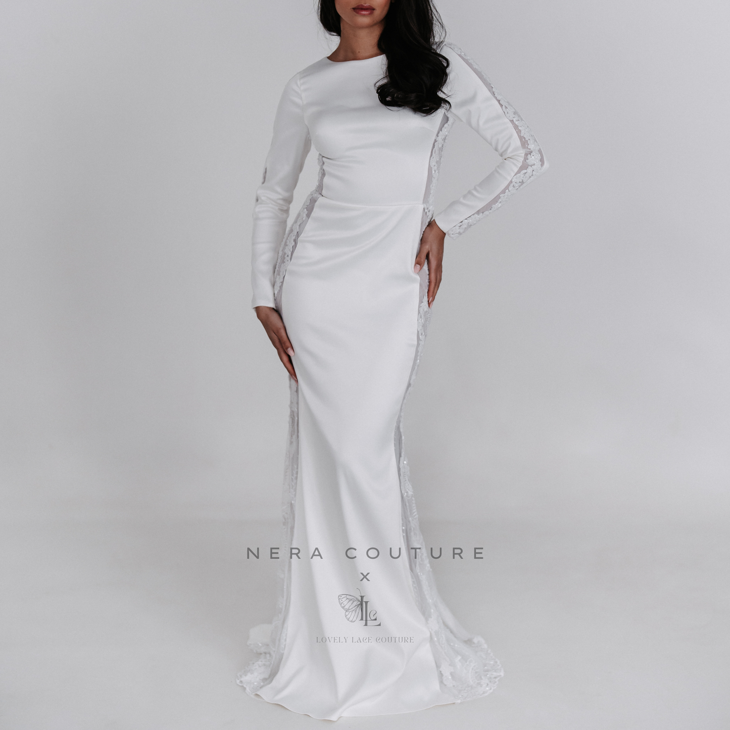 Bridgerton / Viktorianisch inspiriertes Kleid, A-Linien-Brautkleid in Mintfarbe, Märchenkleid mit Ärmeln, Prinzessinnen-Brautkleid, Ballkleid