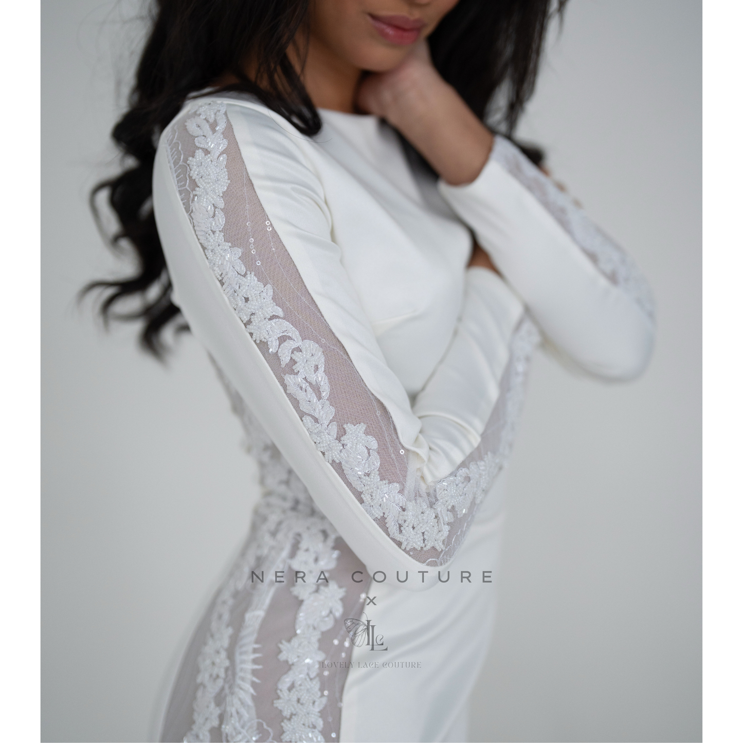 Bridgerton / Viktorianisch inspiriertes Kleid, A-Linien-Brautkleid in Mintfarbe, Märchenkleid mit Ärmeln, Prinzessinnen-Brautkleid, Ballkleid