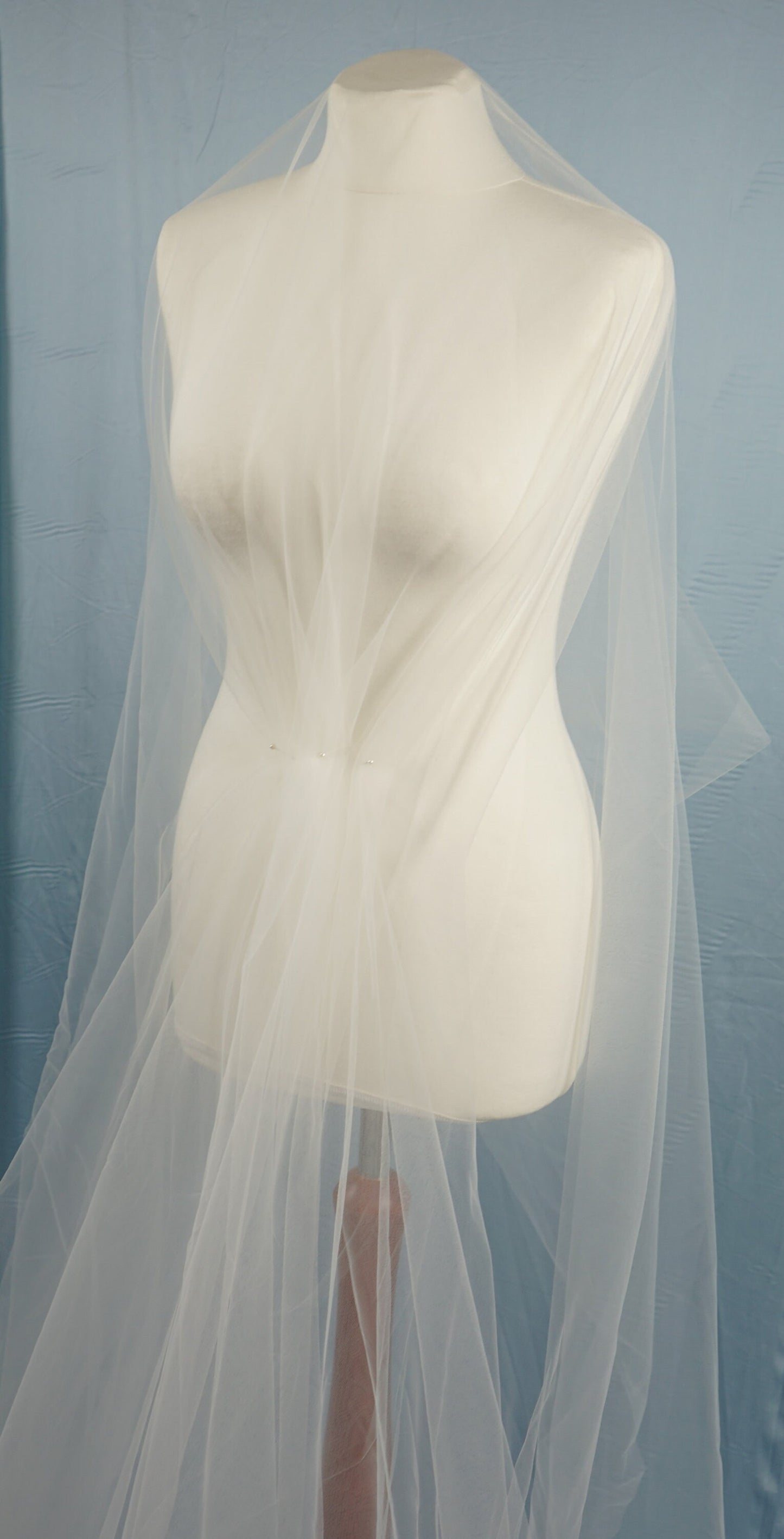 3Meter breiter weicher Tüll, wunderschöner Tüll Stoff für Brautschleier und Hochzeitskleider, Weicher Netzstoff, Brautschleier