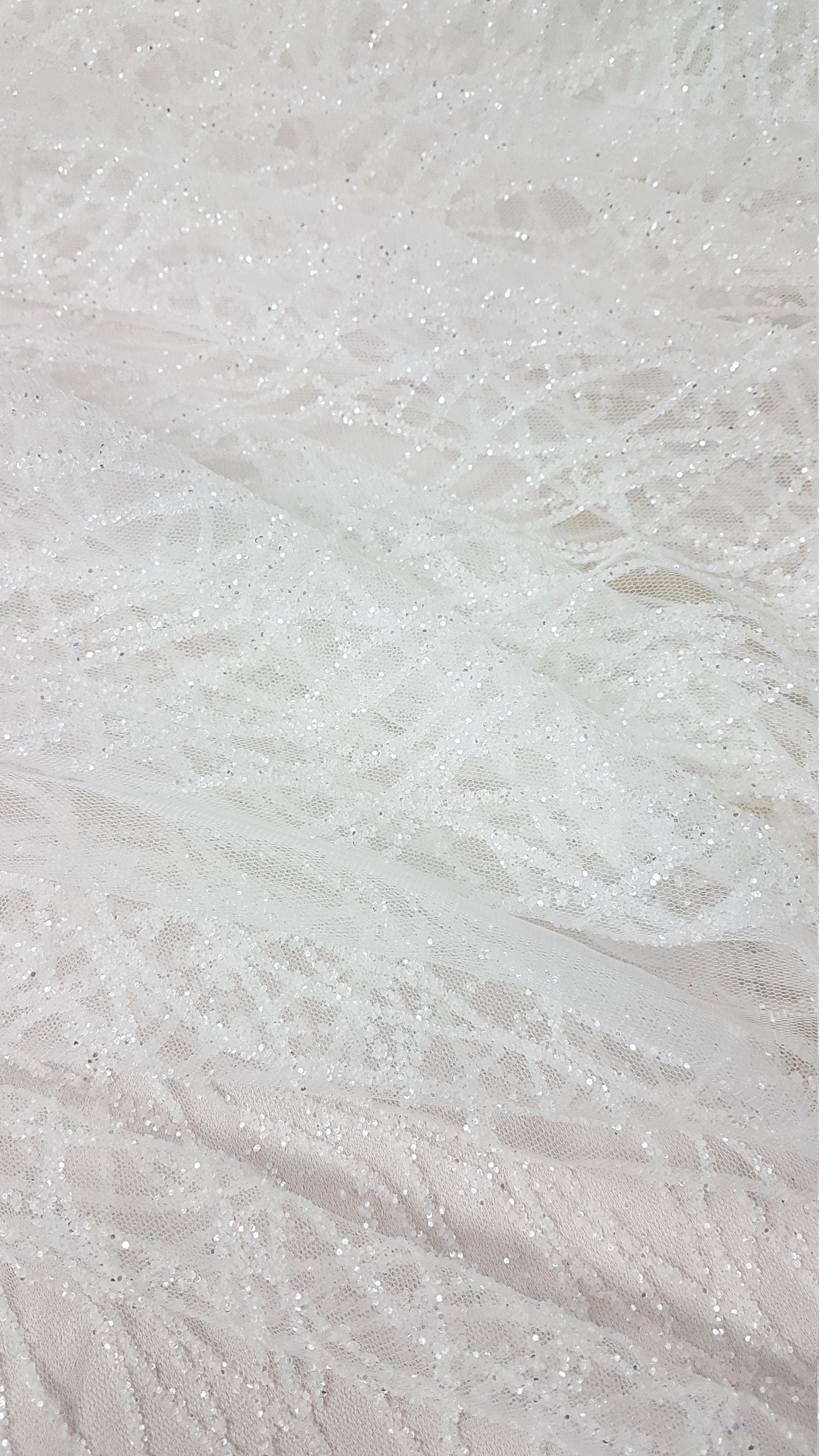 Glitter Tulle Fabric for wedding dresses, glitter mesh fabric, bridal glitter fabric in white LL-1103, roségold LL-1404 or winered LL-1448