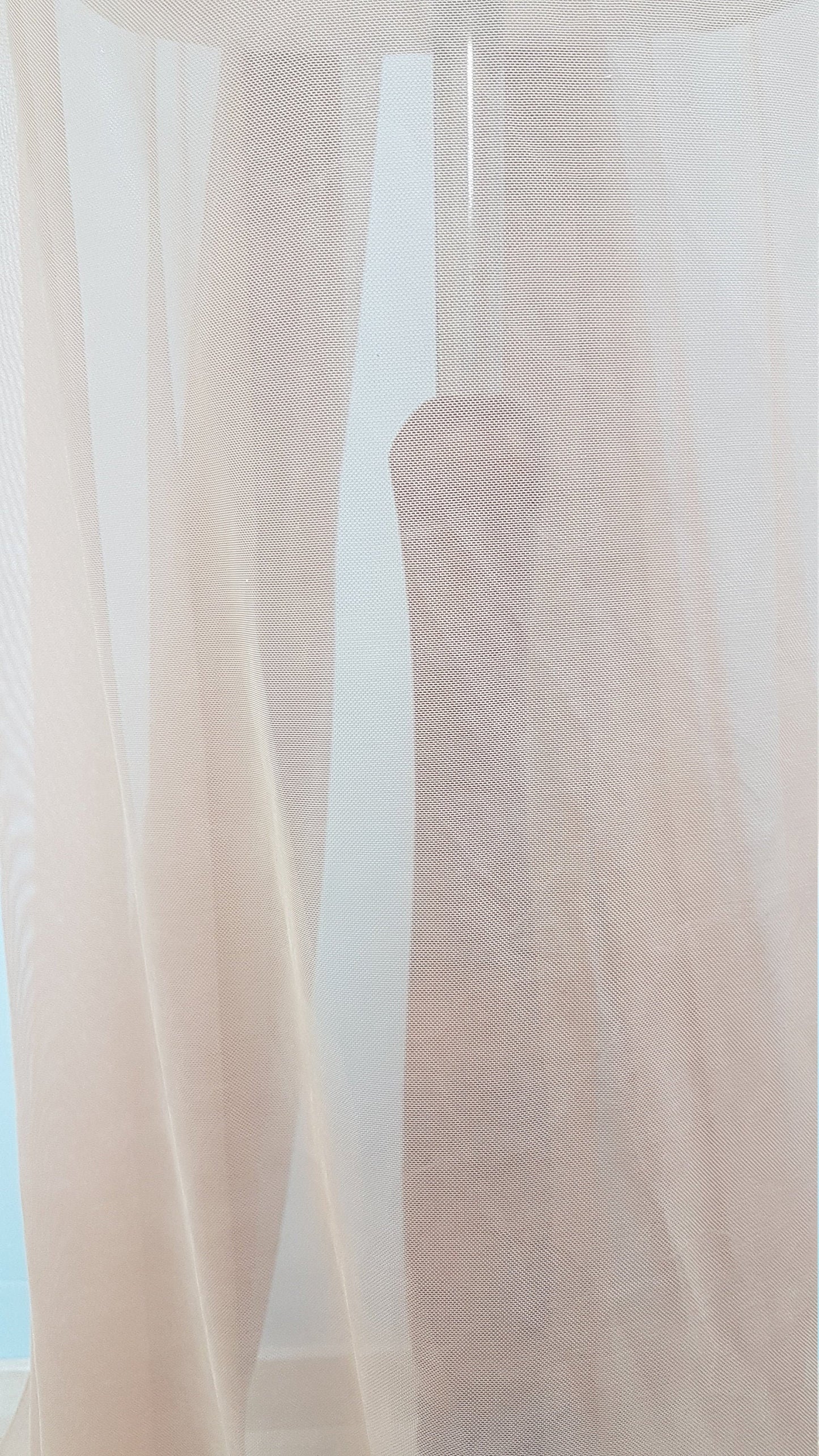 Elastic Mesh Fabric in skin color, 4 way stretch for invisible mesh inserts on dresses, evening wear, bridal wear or dance costumes