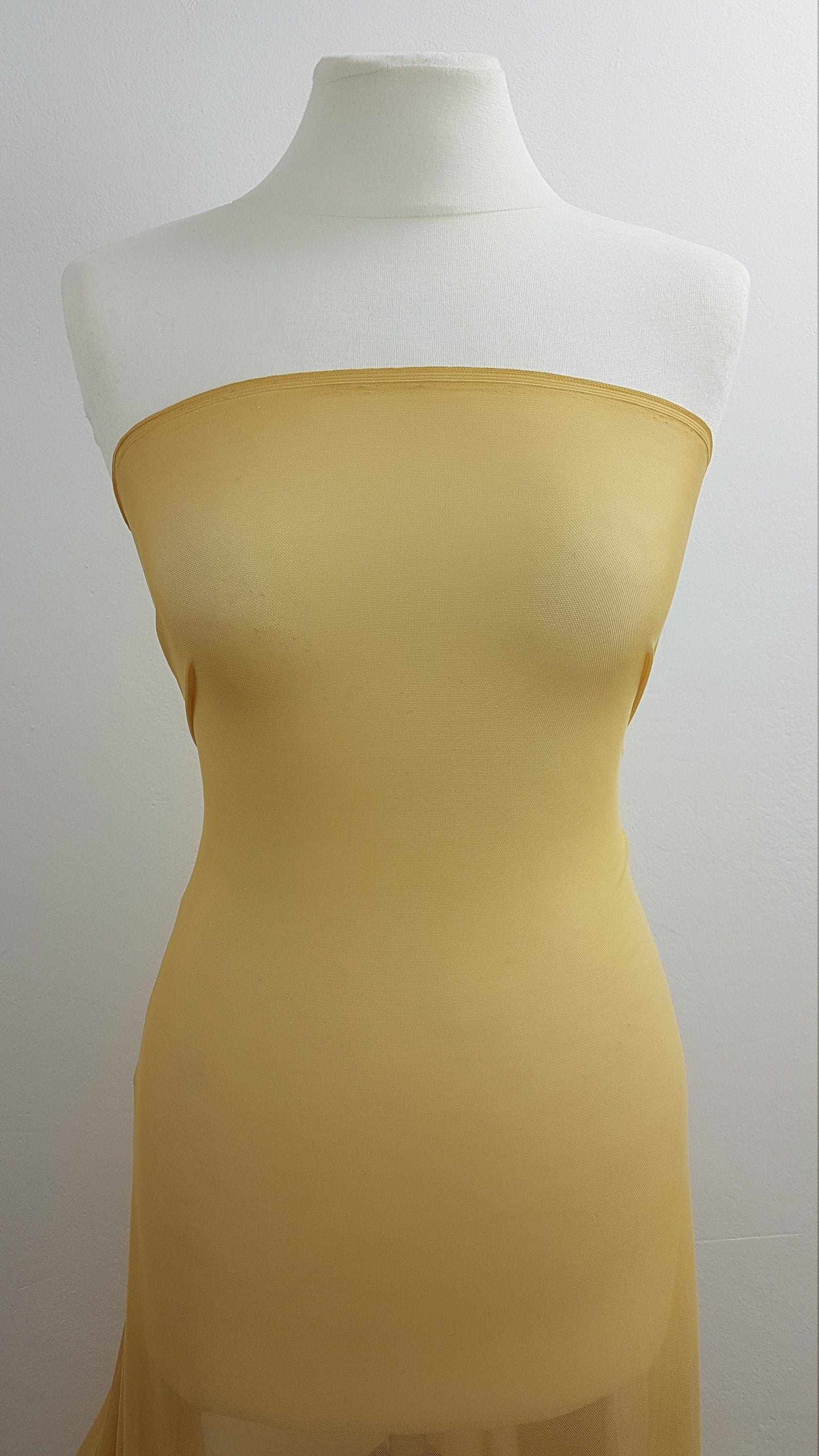 Elastic Mesh Fabric in skin color, 4 way stretch for invisible mesh inserts on dresses, evening wear, bridal wear or dance costumes