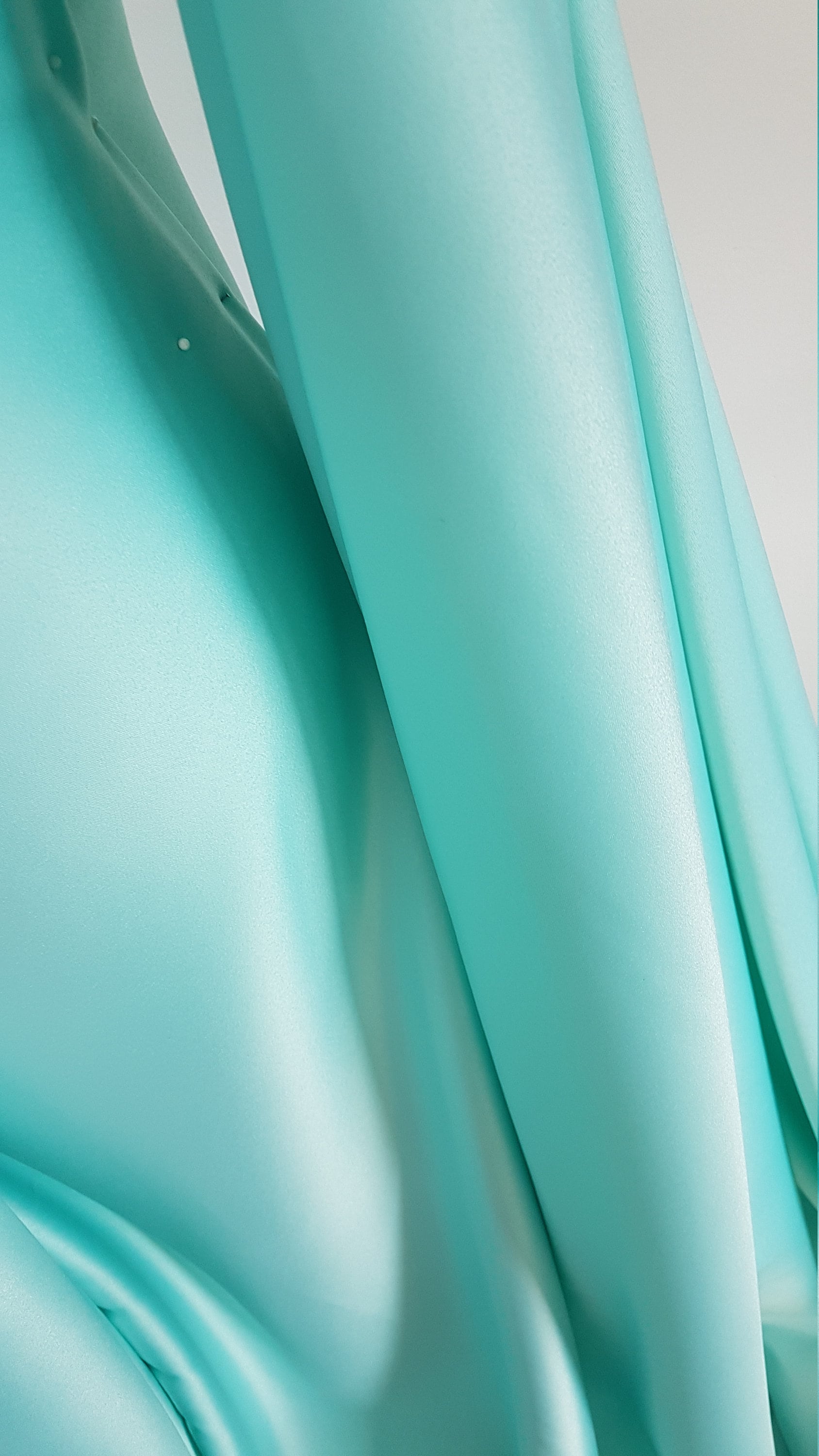 Italian Satin Fabric in beautiful white, ivory, beige-gold, mint, blue or dark green color, fabric for dresses or jumpsuits, High quality