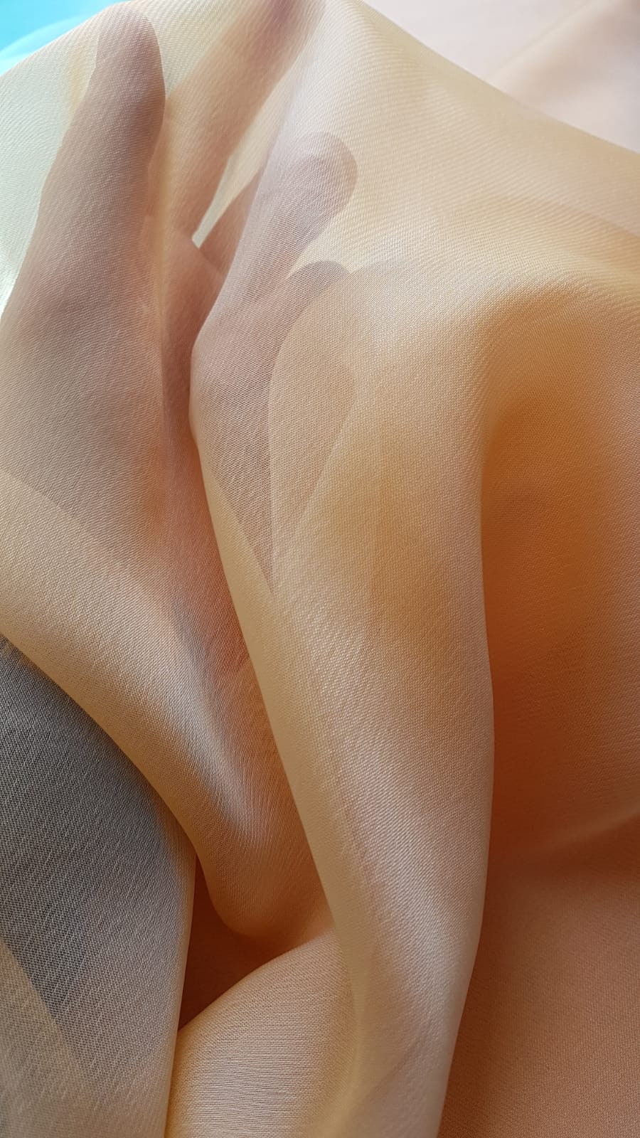 Chiffon Fabric in turquoise, mint, orange, pink, soft chiffon fabric for dresses and blouses, for bridal wear, evening gowns and much more