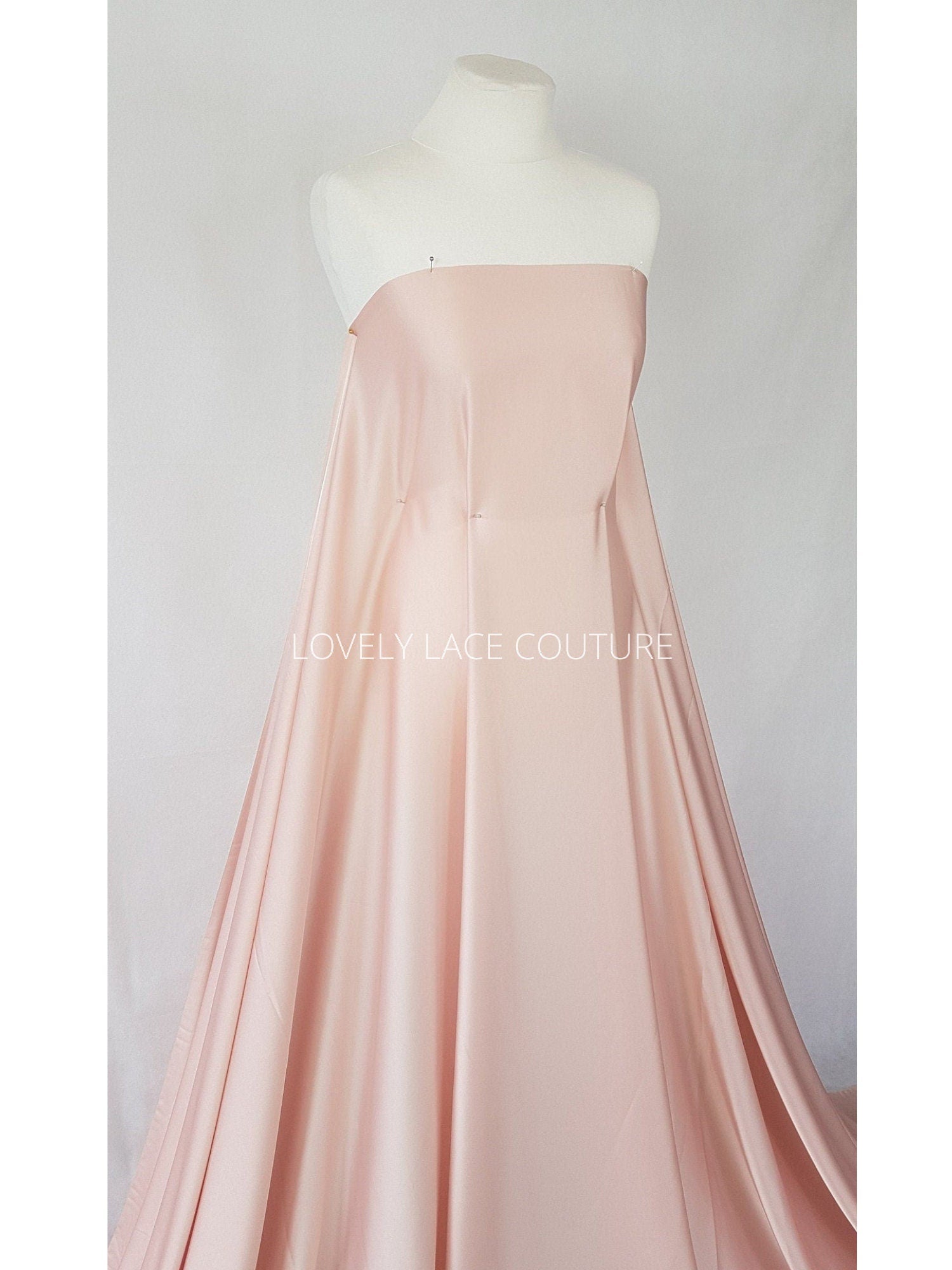 Schöner Satinstoff in rosé, dark rosé, bronze, beige-gold oder grey, Stretch-Satin für Brautkleider oder Abendkleider und vieles mehr