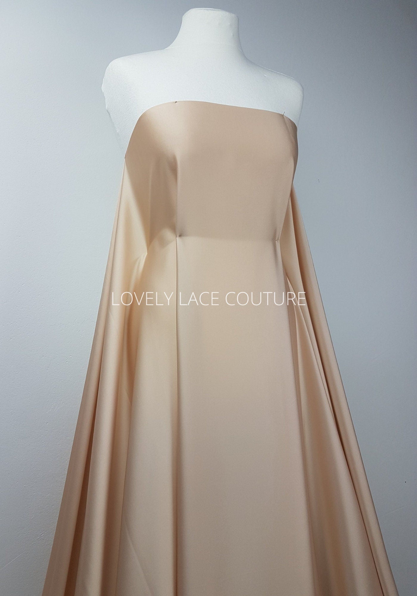 Schöner Satinstoff in rosé, dark rosé, bronze, beige-gold oder grey, Stretch-Satin für Brautkleider oder Abendkleider und vieles mehr