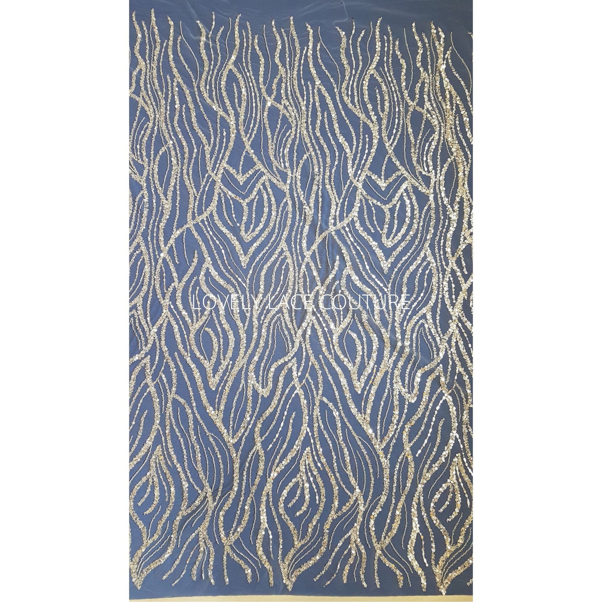 Abstrakte Brautspitze mit Perlen und Pailletten, Couture Spitze, Braut und Hochzeitspitze in off-white LL-1473 und turqouise LL-1474