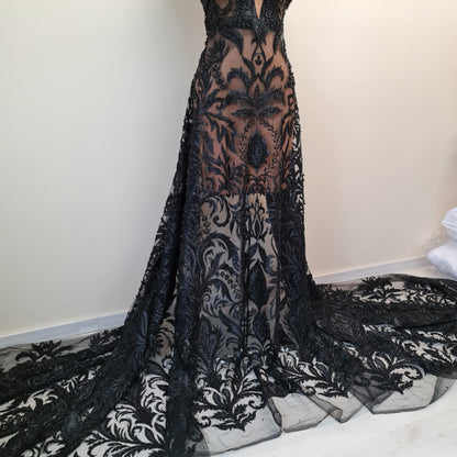 black lace, lower part