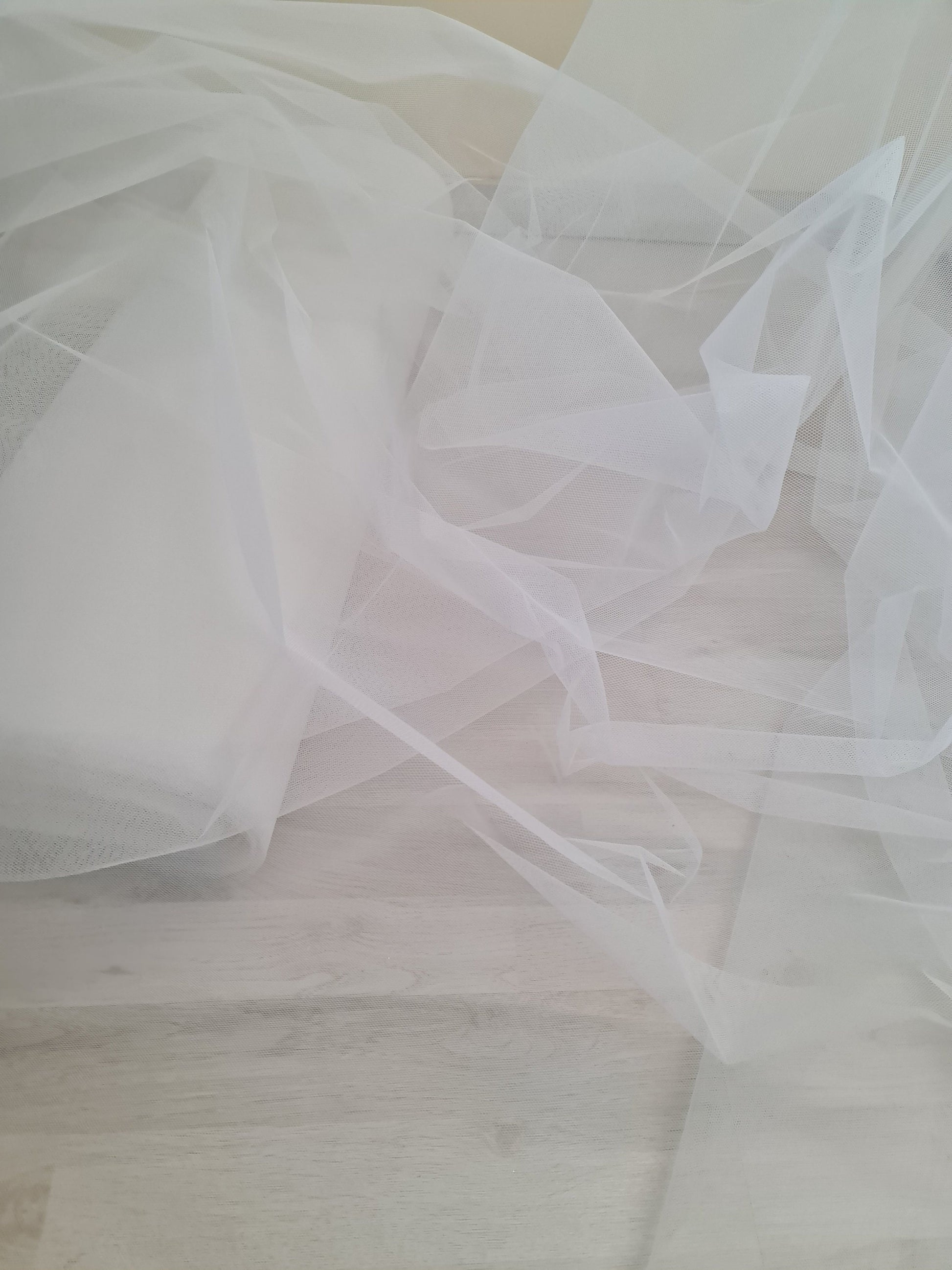 2m wide, hard stiff tulle mesh, netting fabric in white, ivory or black color