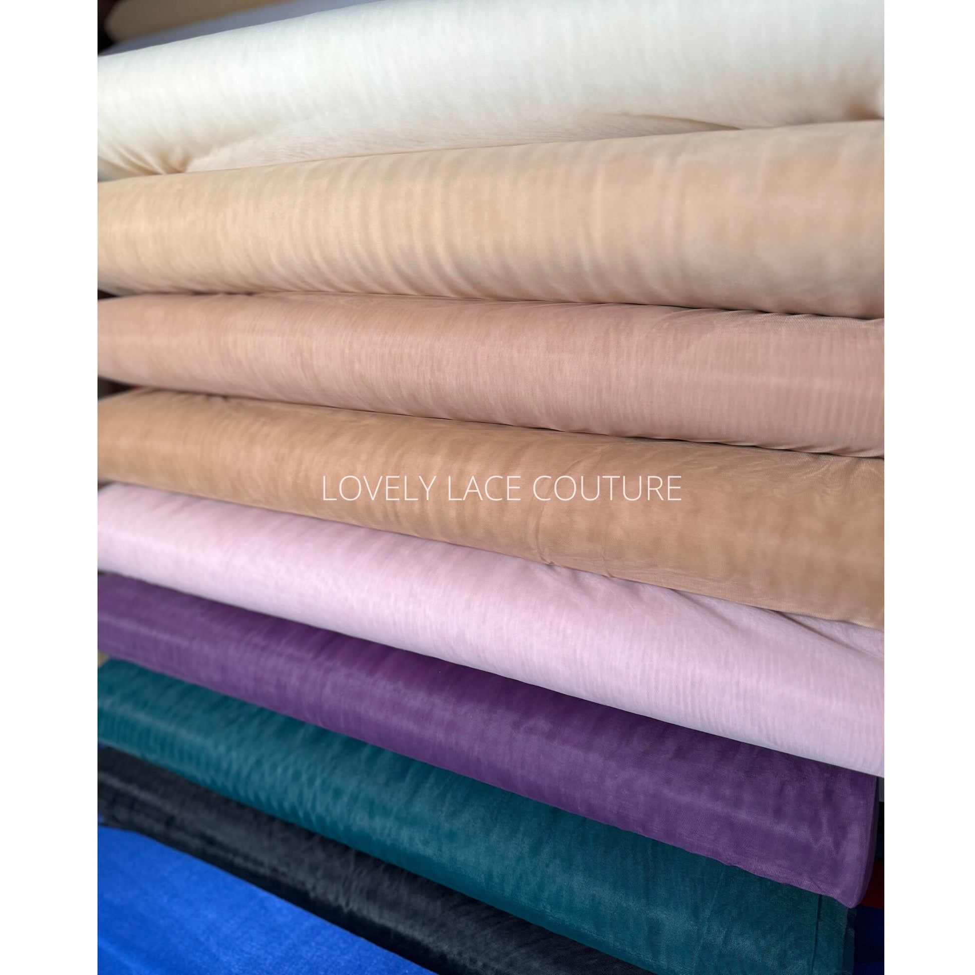 3m wide, Tulle fabric, solid tulle fabric in ivory, beige, nude, dark nude, rosé, purple, green or black color