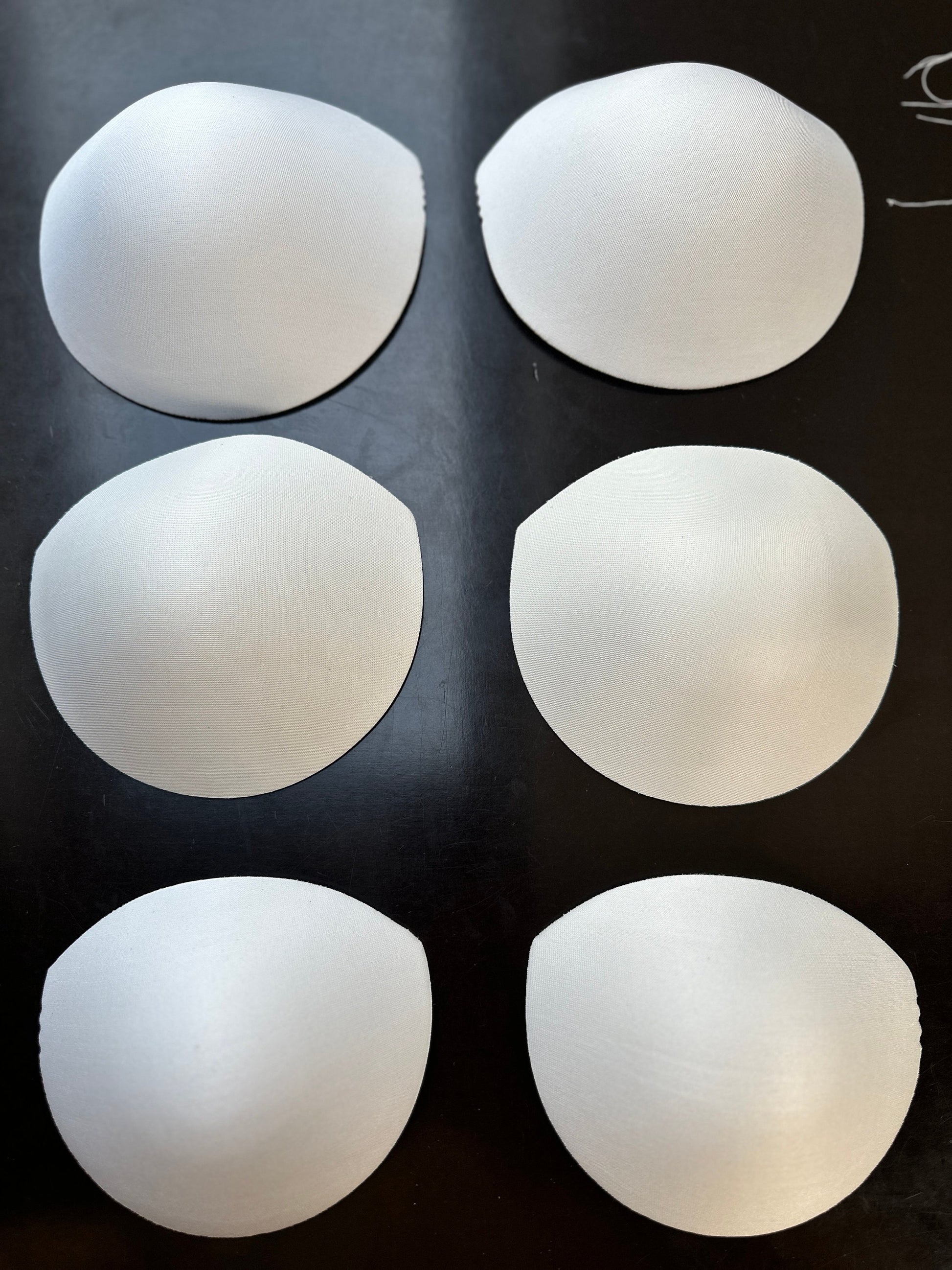 white Bra Inserts Non-Push Up Pad