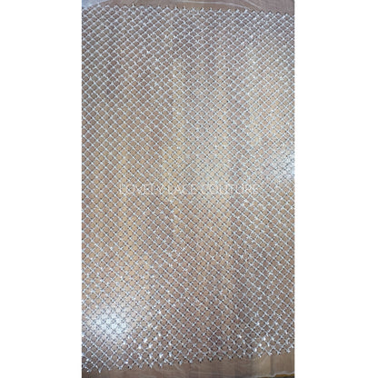 allover square design, whole part of the lace