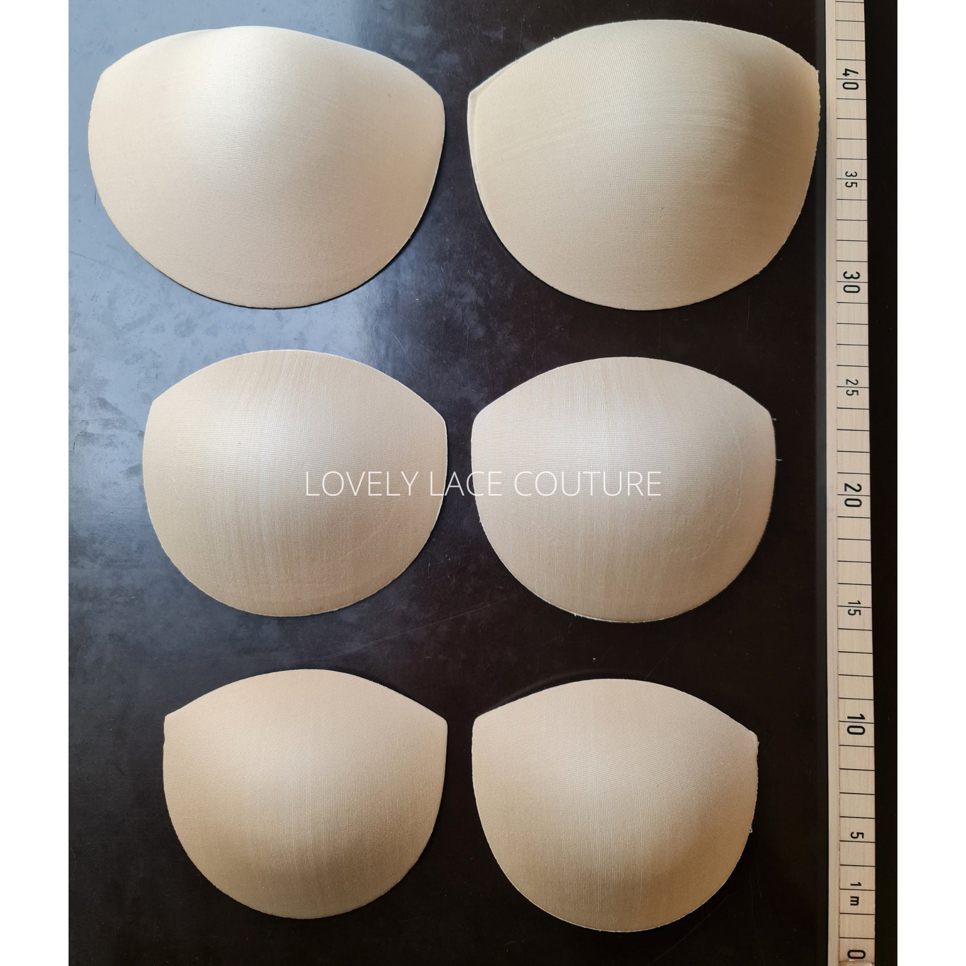 bh cups, Nude Bra Inserts Non-Push Up Pad