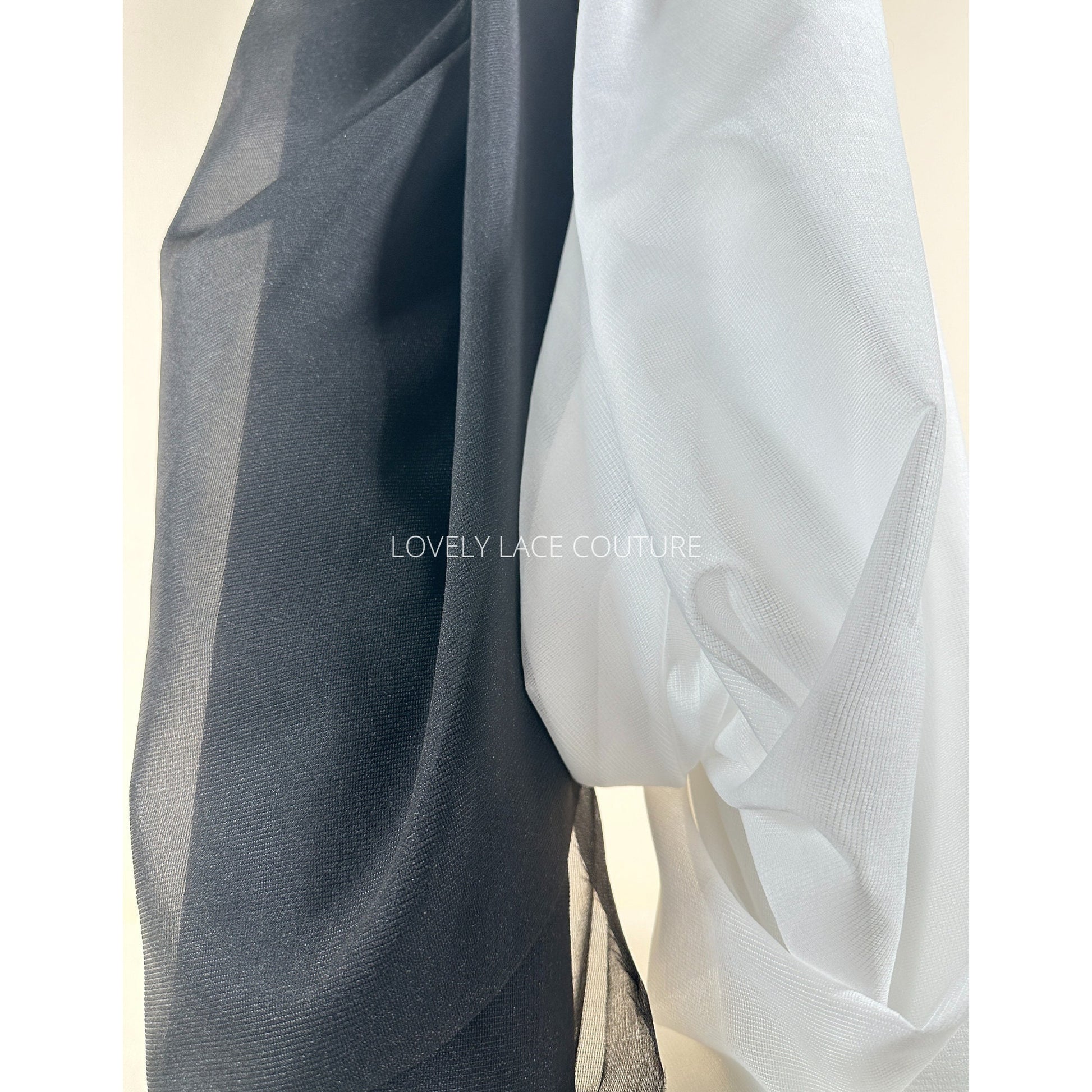tissue insert in off-white and black color