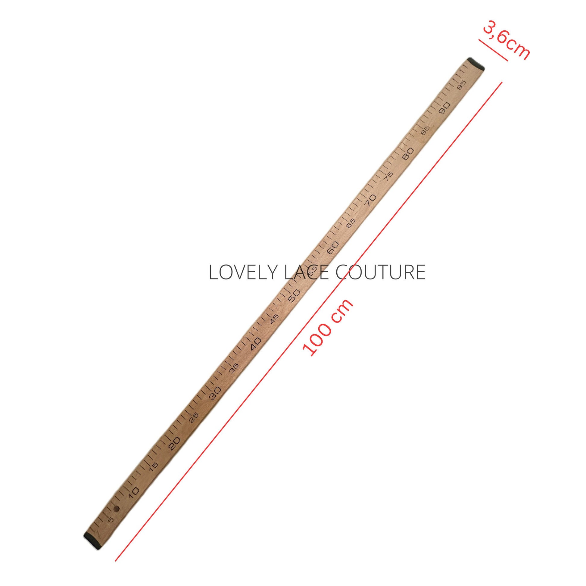 LL-Z100, Holzmaßstab 100 cm (Stockmeter)