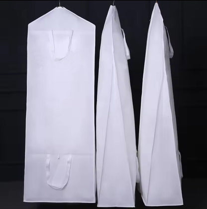 bridal dress bag fron and side