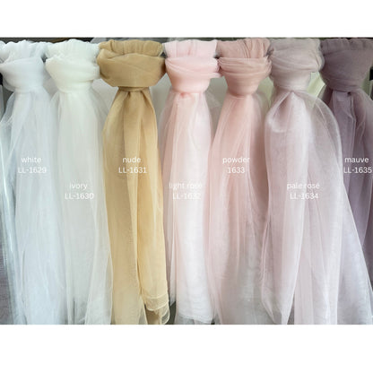 3 metre wide soft matt tulle, beautiful tulle fabric for bridal veils and wedding dresses, soft net fabric, bridal veil