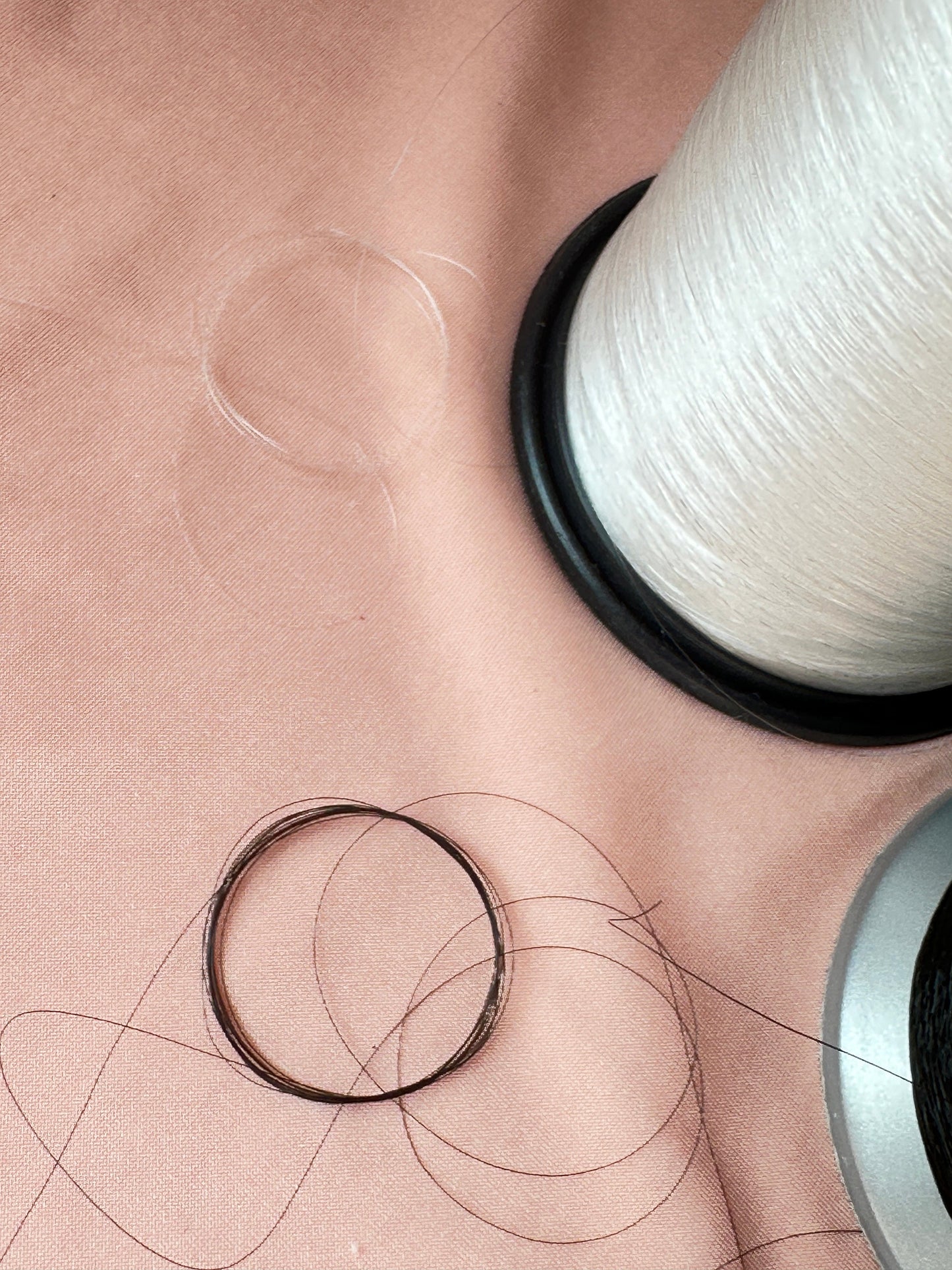 LL-F100, 1 spool, 7500yards invisible transparent nylon thread, hair-thin, clear thread, strong and tear-resistant, for hand applique