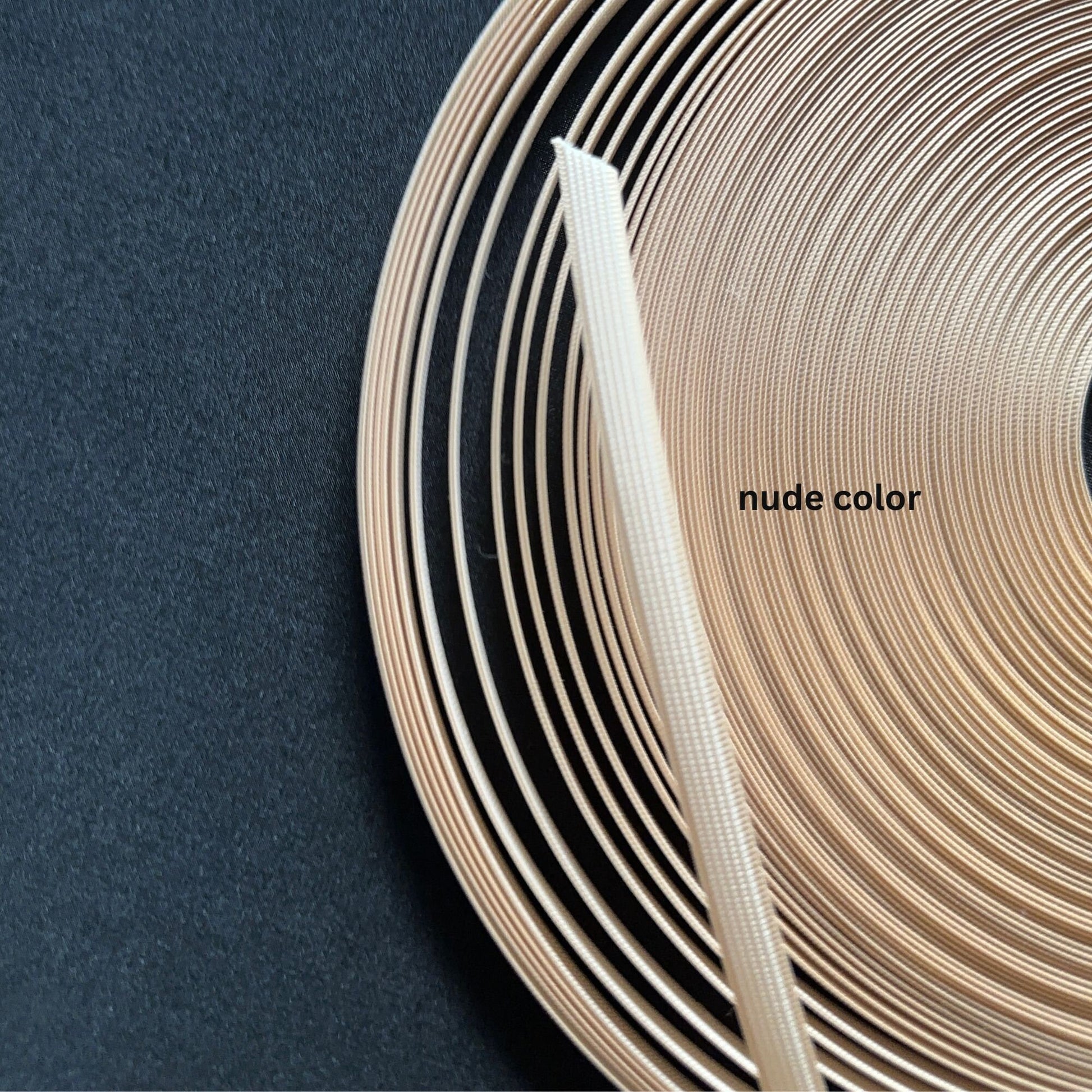 5/10/40m boning, sewable polyester bone for corsets 6 or 8mm wide, flexible and resilient, in off-white, nude and black, LL-PB100