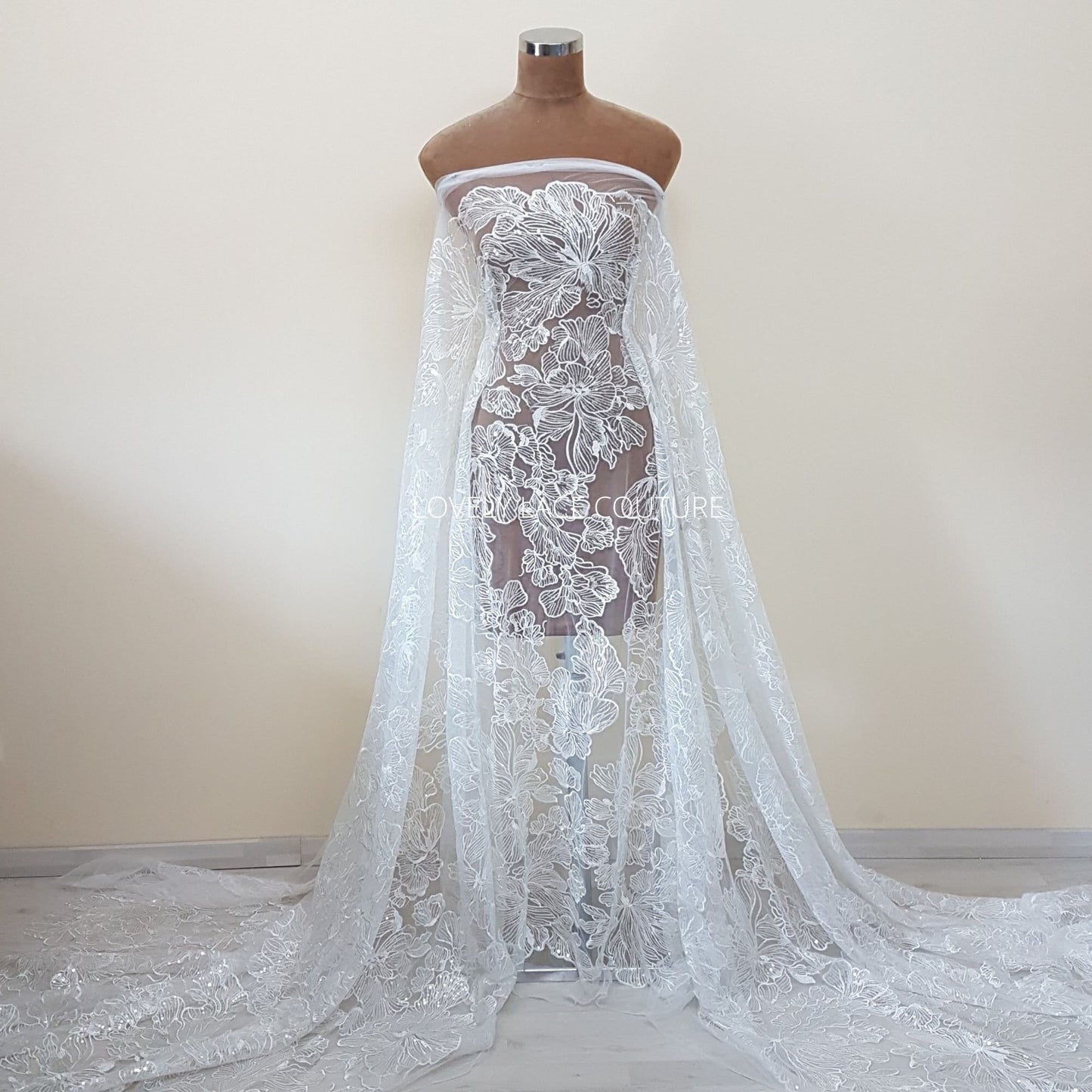 big flower lace fabric