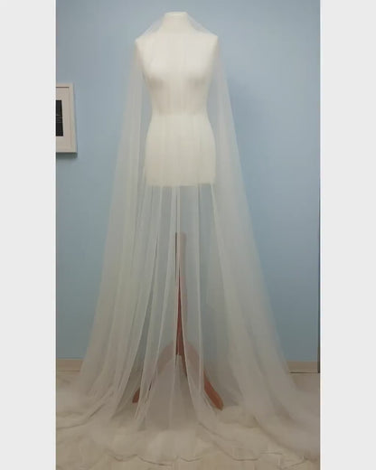 BOLT 45m length, 3m wide, Super Soft Italian tulle fabric for bridal veils and wedding dresses, mesh fabric, veil tulle