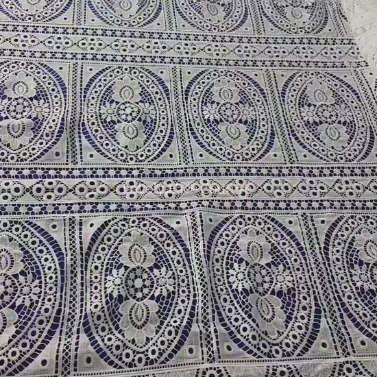 Lovely romantic boho lace fabric, soft guipure lace in off-white, High Quality, Crochet Lace for bridal and wedding dresses LL-1438
