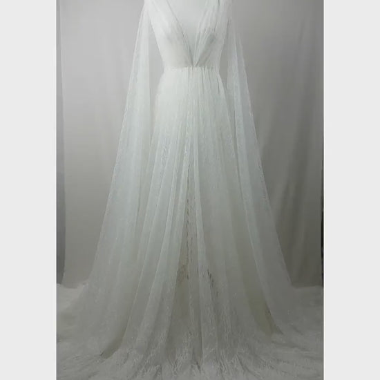 Glitter Tulle Fabric for wedding dresses, glitter mesh fabric, bridal glitter fabric in white LL-1103, roségold LL-1404 or winered LL-1448